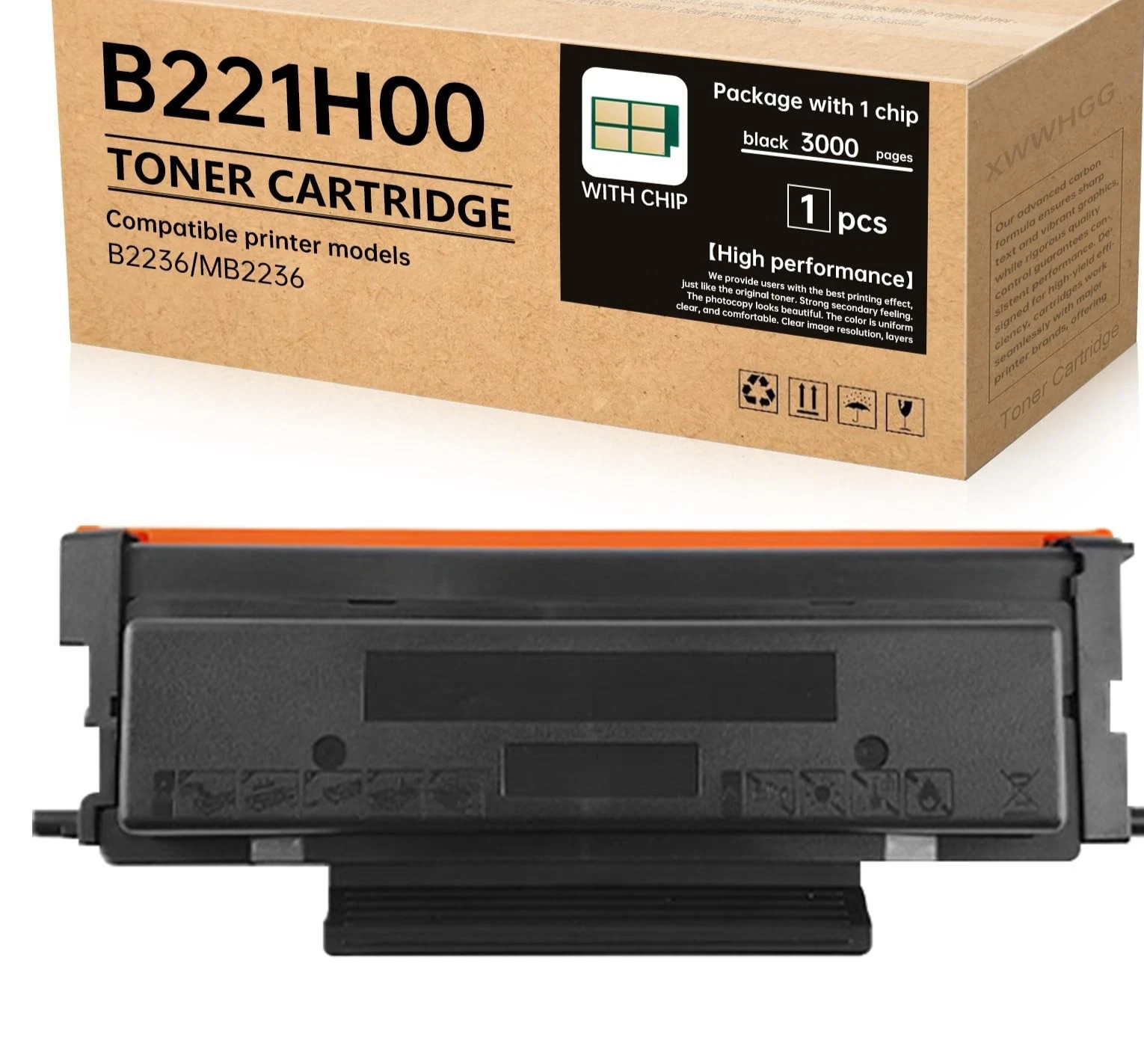 B221H00 High Yield Toner Cartridge - 3,500 Pages FOR LEXMARK B2236/MB2236