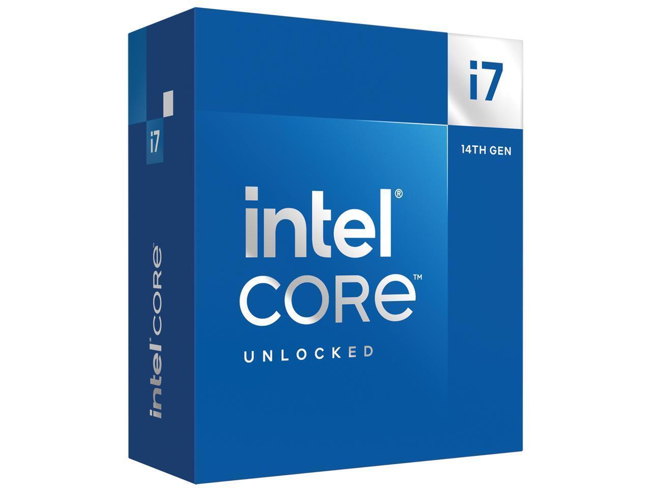 Intel Core i7-14700K - Core i7 14th Gen 20-Core (8P+12E) LGA 1700 125W CPU