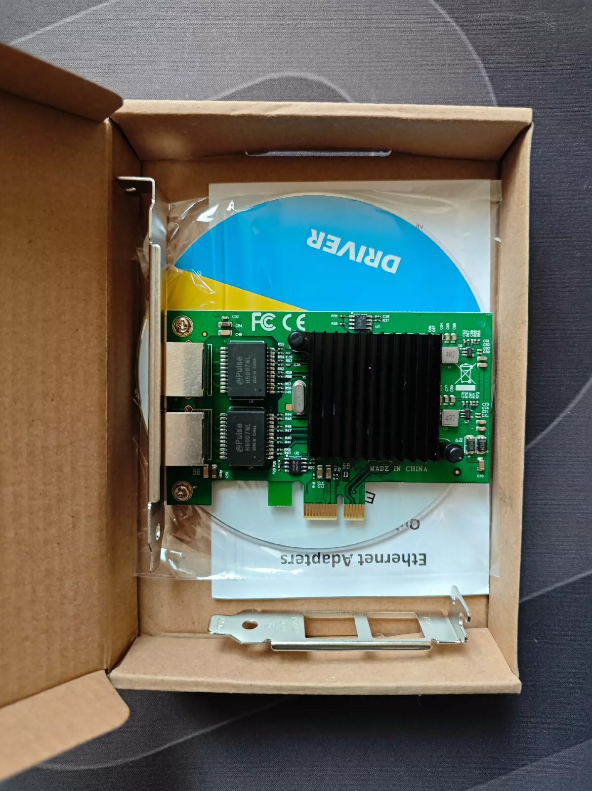 NEW INTEL PRO/1000 82575EB Gigabit DUAL PORT Network Card With Both Brackets