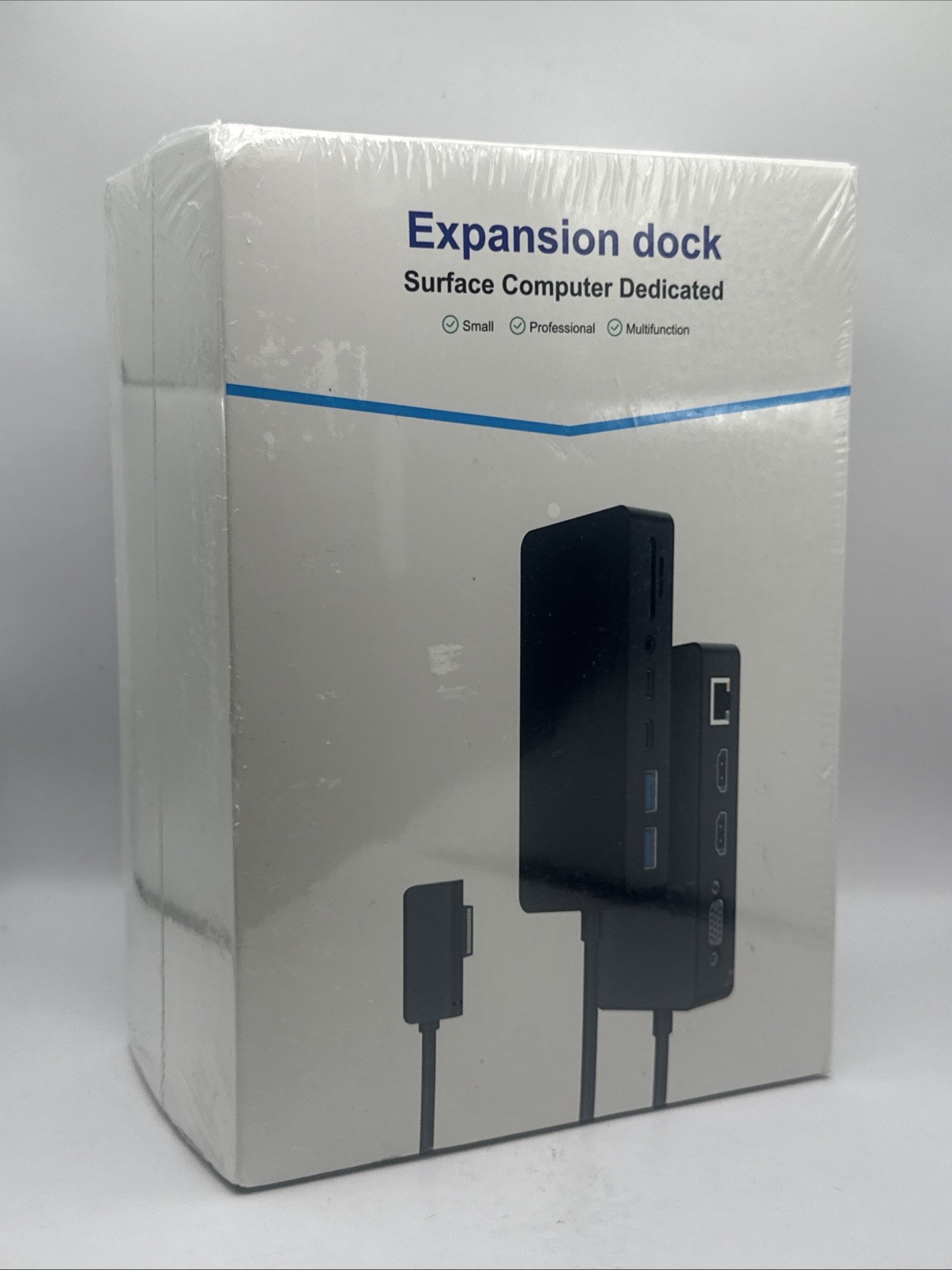 For Surface Expansion Dock Triple Display 12-in-1, Dual 4K HDMI+VGA For Surf Pro
