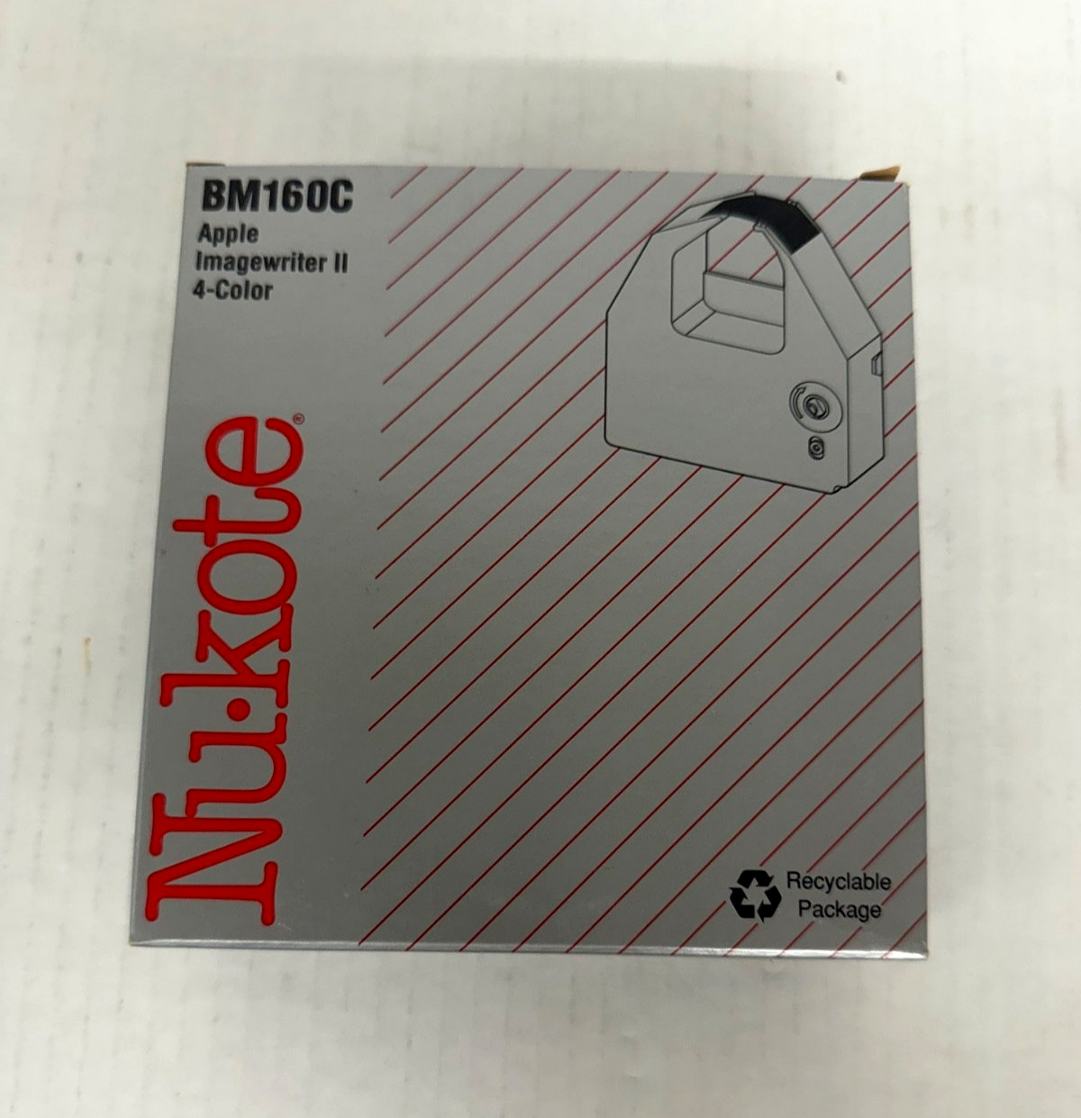 Nu-kote BM160C 4-Color Ribbon for Apple ImageWriter II A9G0331 NOS (13C-B1)
