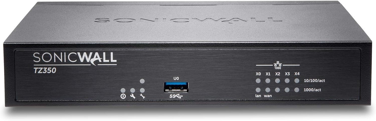 SonicWall TZ350 Network Security Firewall Appliance APL28-0B4 - NO CHARGER