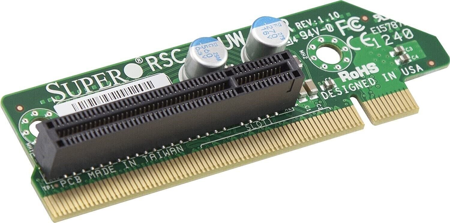 Supermicro RSC-R1UW-E8R 1U WIO PCI-Express x8 Riser Card Wiht  