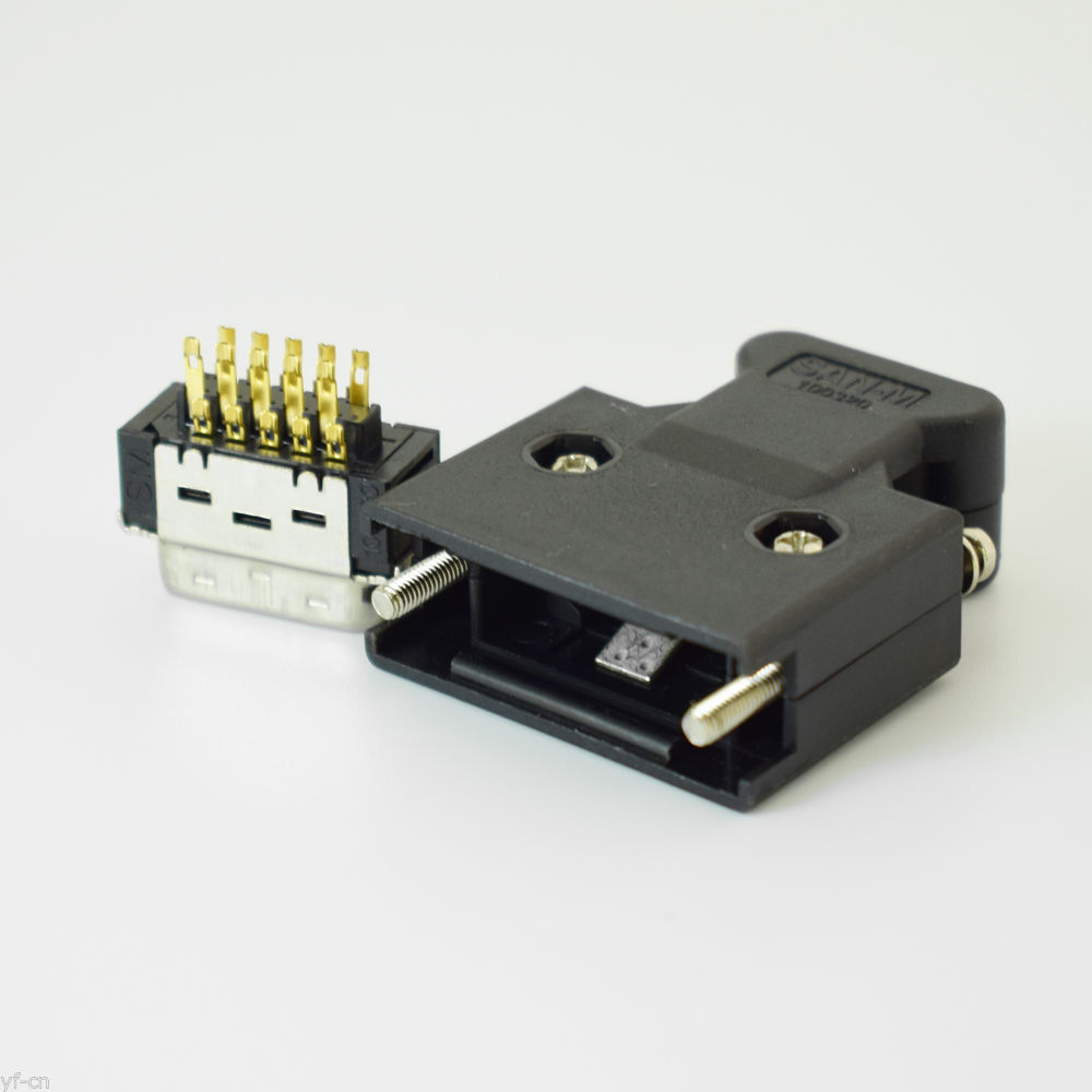 10sets SCSI MDR Connectors 20Pin Replace for 10320-52F0-008 SCSI servo driver