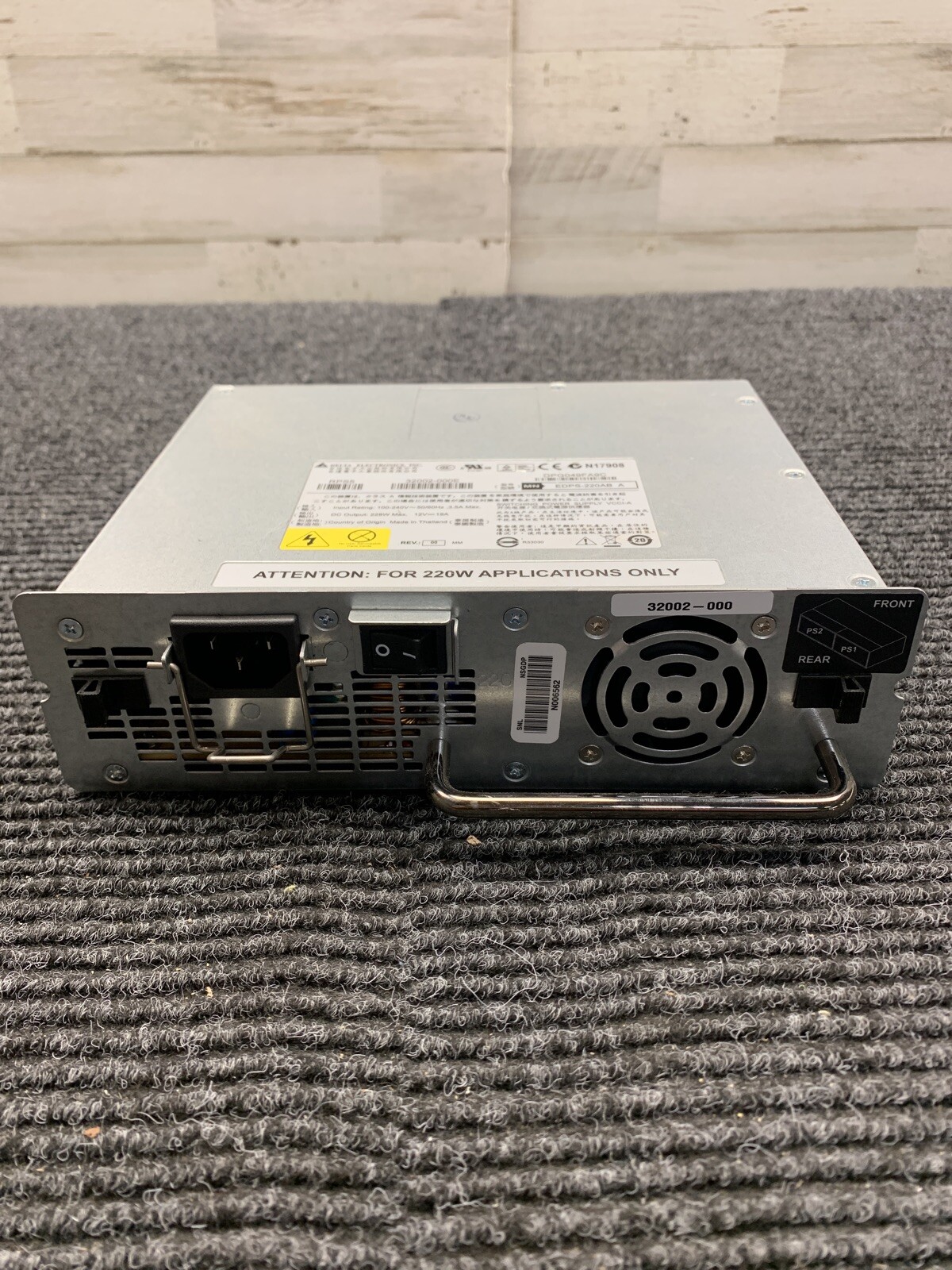 Foundry Networks RPS-X424 32002-000 Power Supply PSU EDPS-220AB