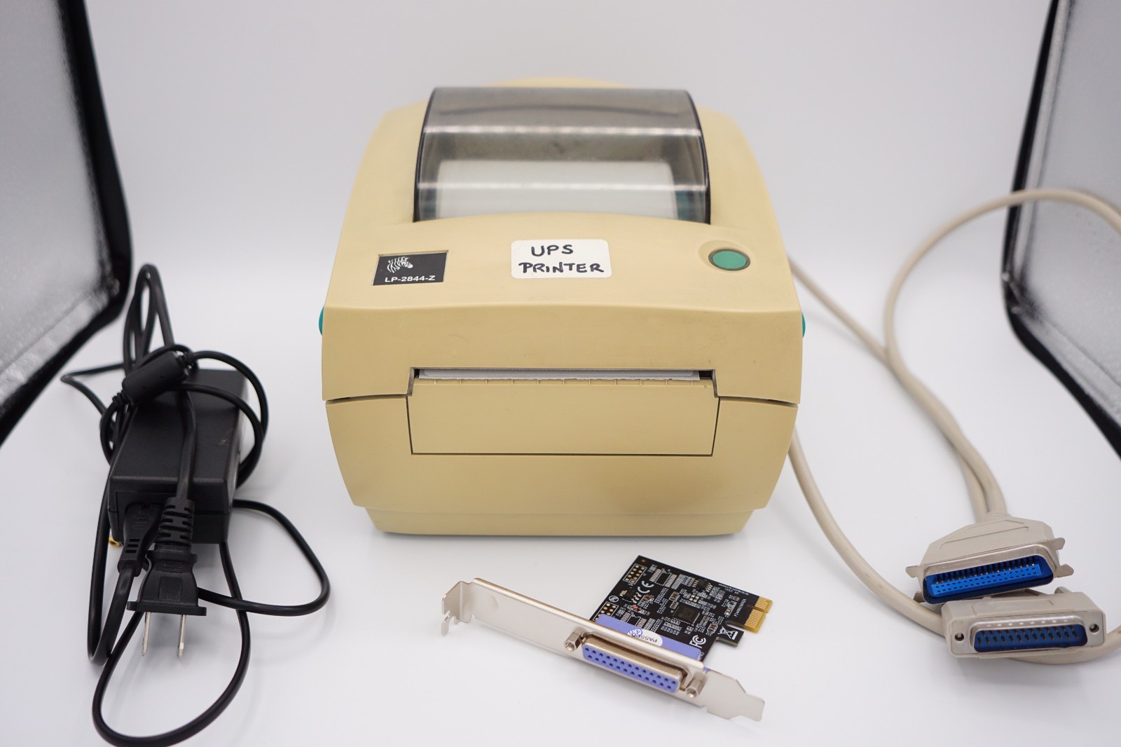 Zebra / Eltron LP-2844-Z Thermal Label Printer + Accessories & Labels UPS MODEL