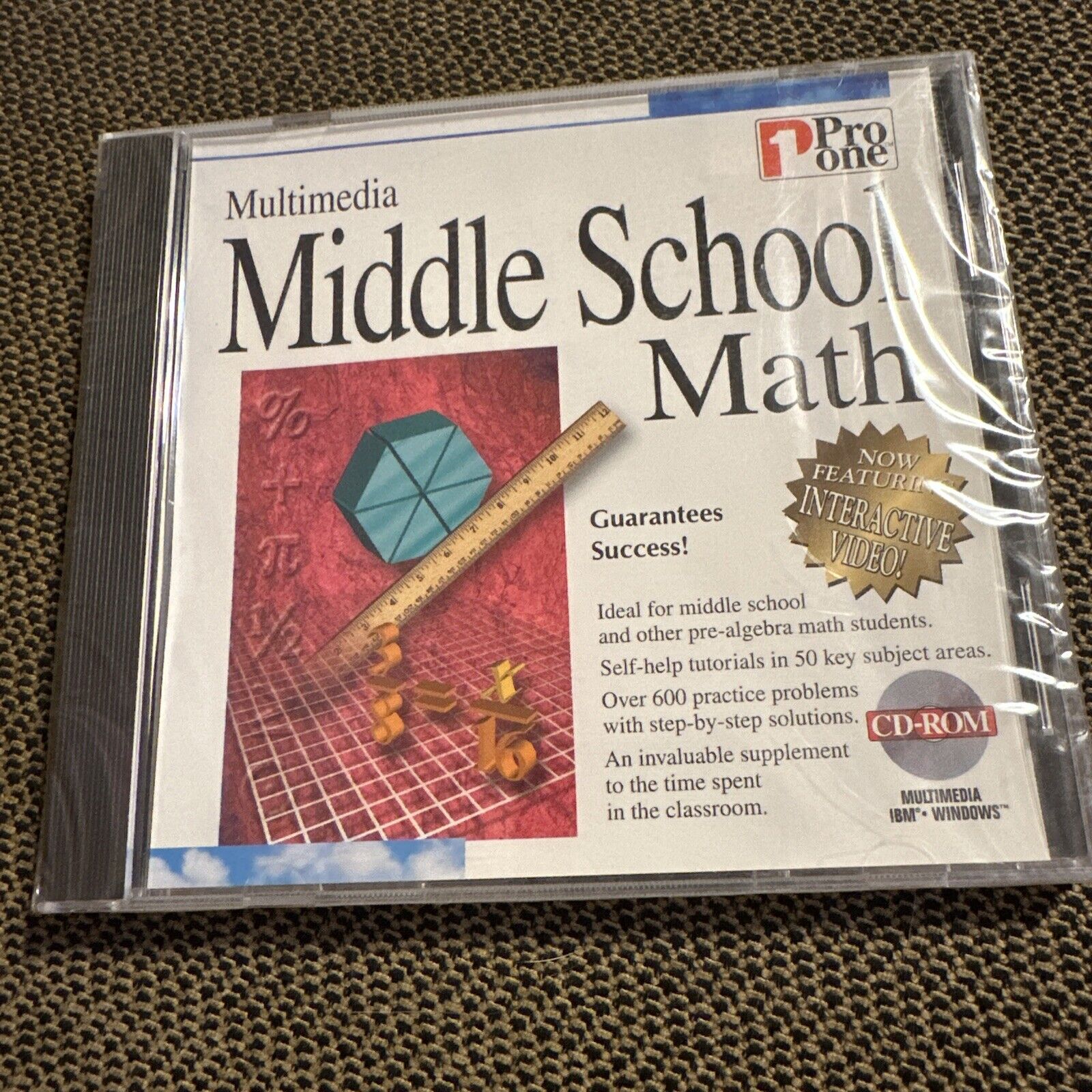 Pro One Multimedia Middle School Math & Middle School Math Review
