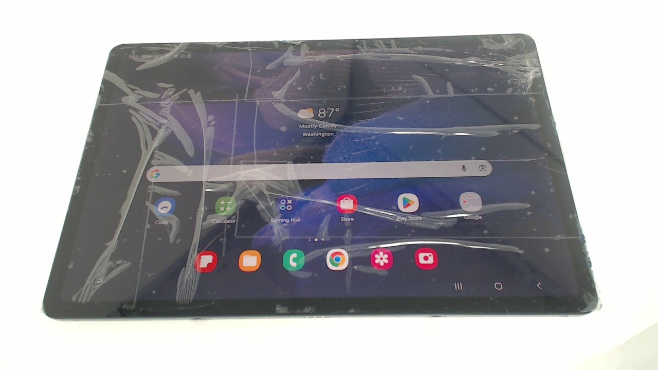 Samsung Galaxy Tab S7 FE 5G SM-T738U 12.4" Tablet Gray 64GB T-Mobile CRACKED