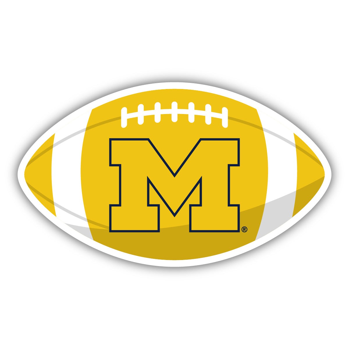 Michigan Wolverines Offic. Lic. Sport Design Sticker/Magnet