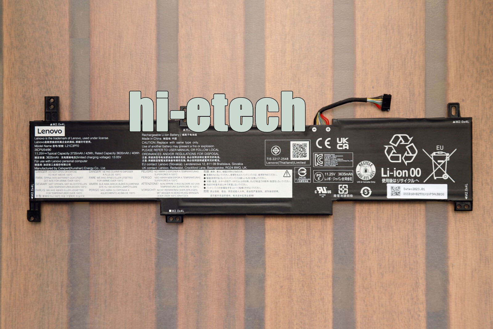 Genuine L21M3PF0 L21C3PF0 L21M3PF1 Battery for Lenovo IdeaPad 1 14IGL7 14IAU7