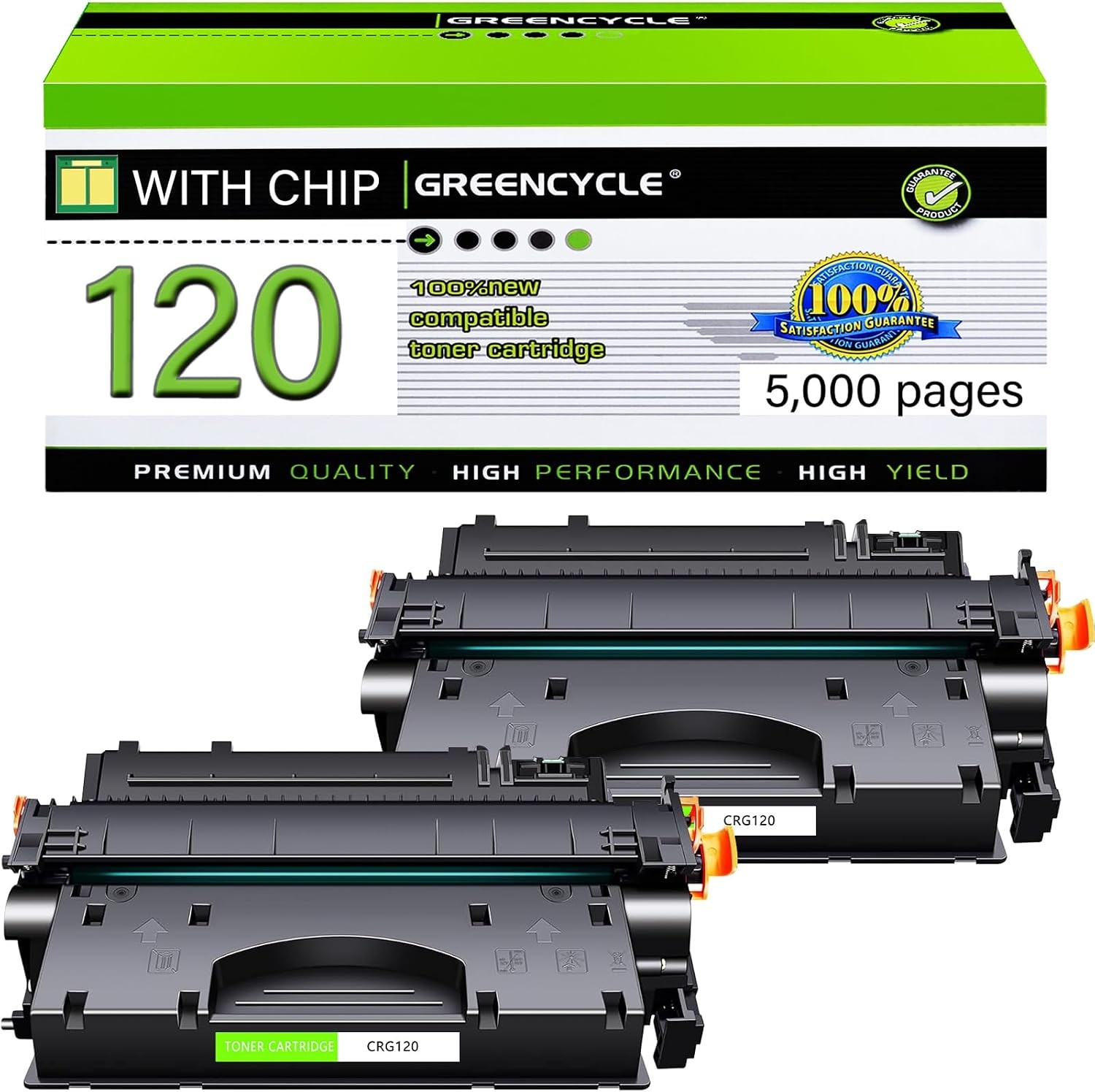 2PK CRG120 CRG-120 Toner Fits for Canon 120 ImageClass D1100 D1170 D1180 D1370