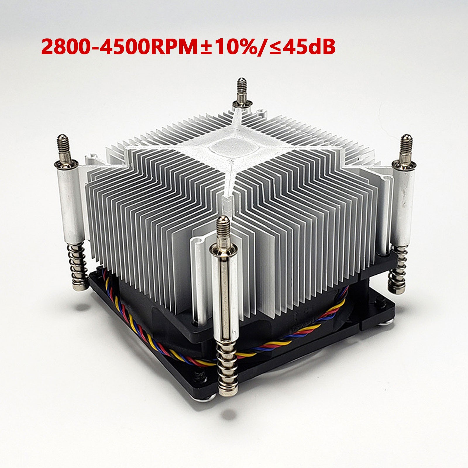 80MM CPU Air Cooler 4PIN PWM Cooling PC Radiator Fan for Intel 2011 X79 X99 CPXL