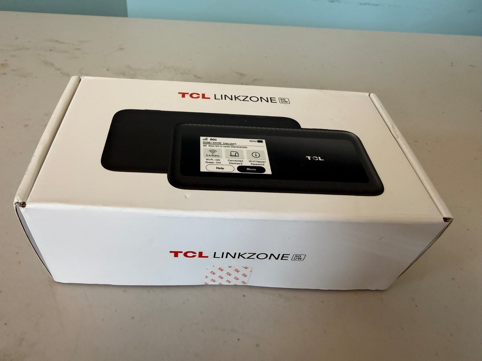 TCL Linkzone 5G UW Internet Hotspot for Verizon MW513UW NEW Sealed