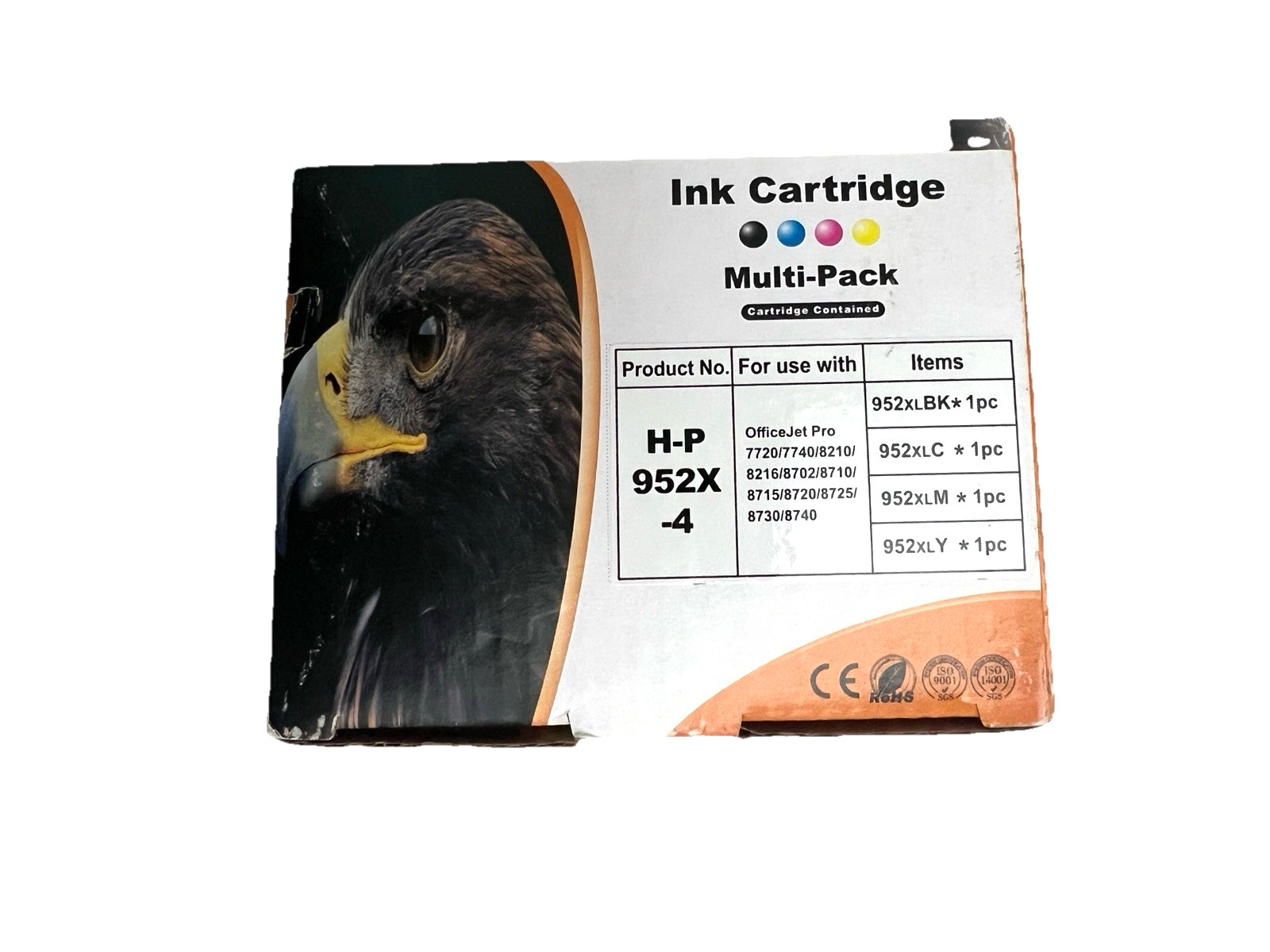 Printer Ink Cartridge 952XL Multipack Black Color Replacement Office Supplies