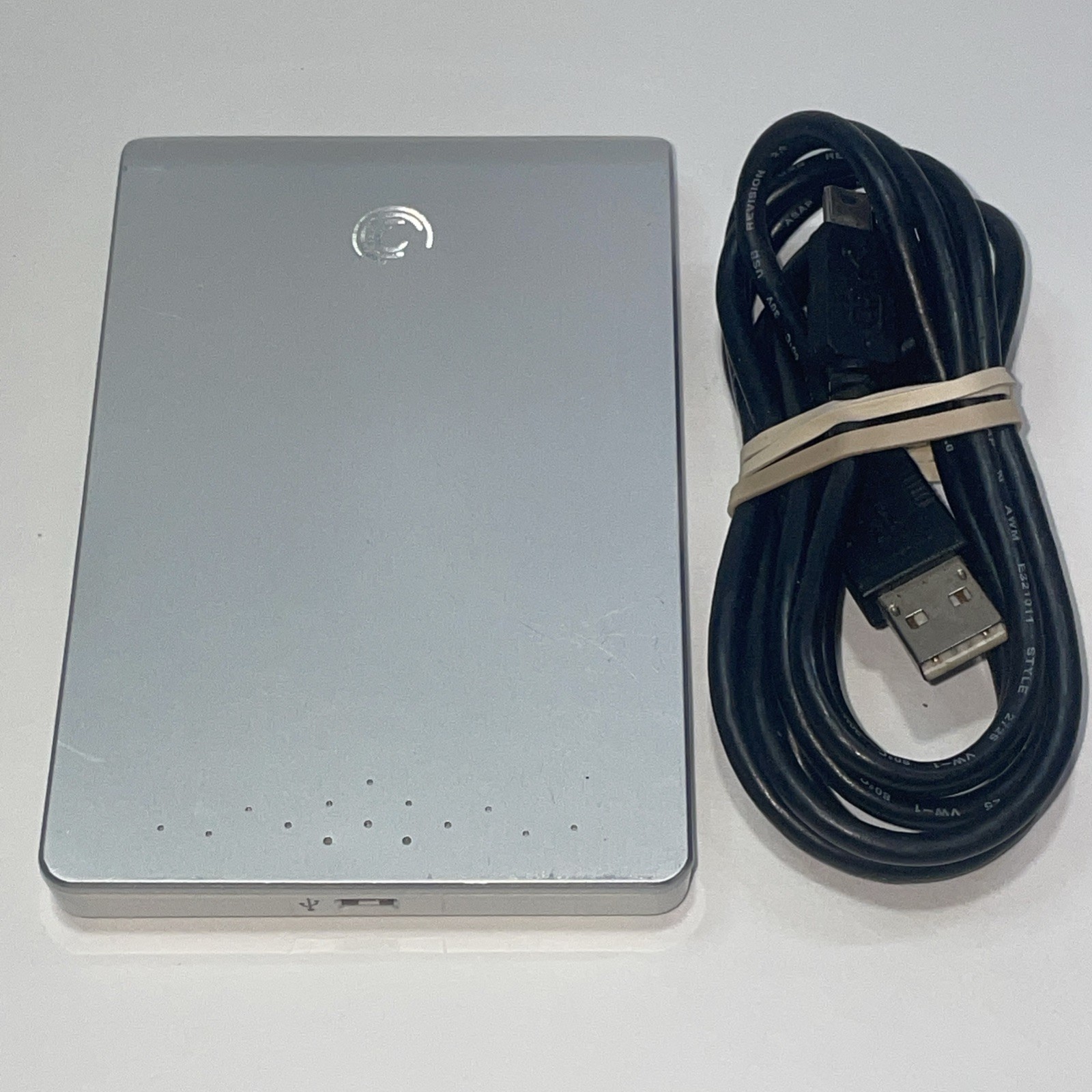 Seagate FreeAgent Go 500GB USB-Powered External HDD 2.5" Silver W/ Cable Tested