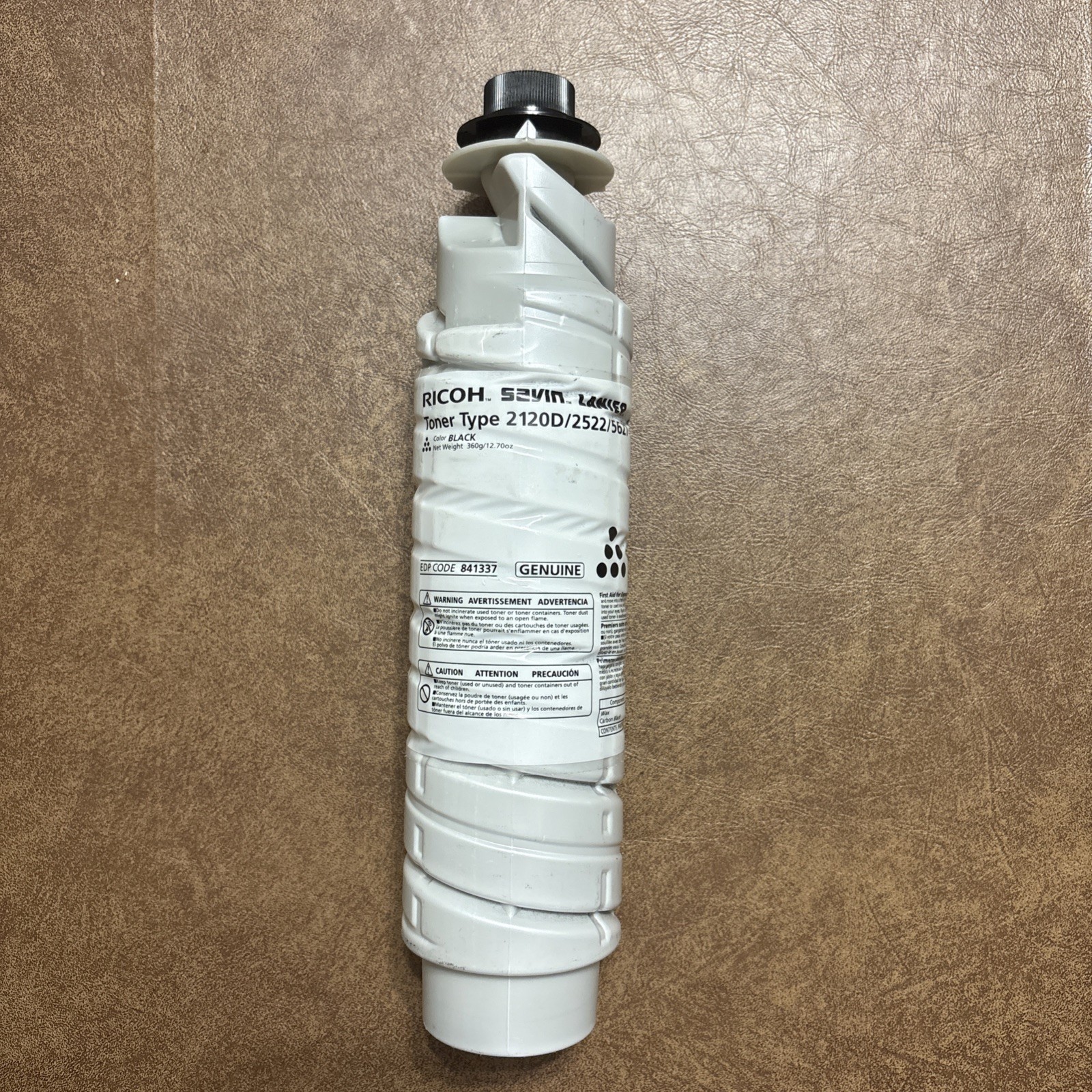 Richo Savin Lanier 841337 Black Toner Type 2120D/2522/5627