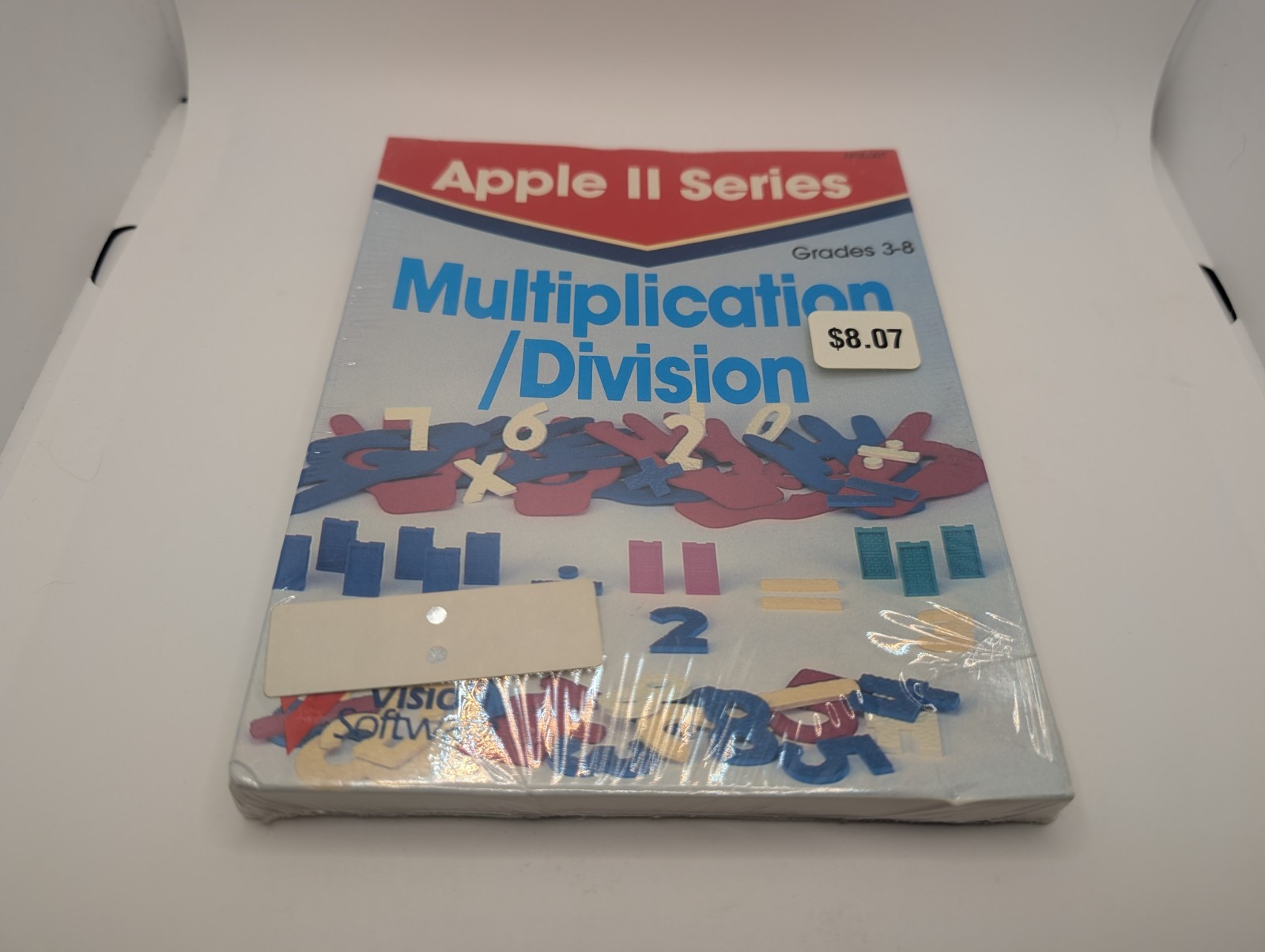 Multiplication/Division for Apple IIe, IIc by Vision Software NEW SEALED