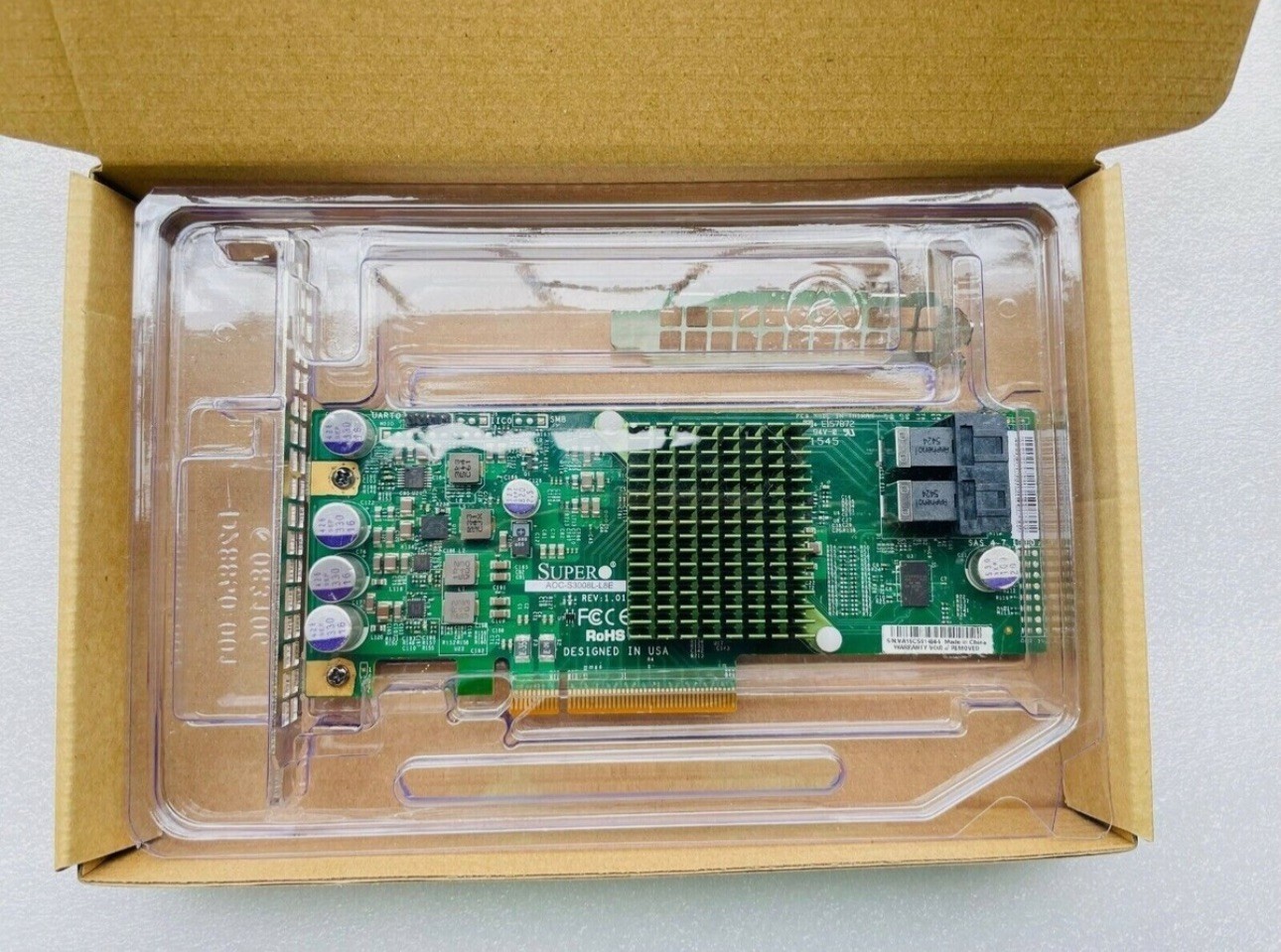 Supermicro AOC-S3008L-L8E/I 12Gbps 8-Port PCIe HBA IT Mode for ZFS