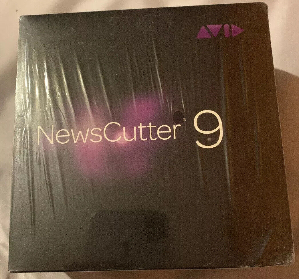 Avid NewsCutter 9 Brand New Sealed Retail Box Software Everything Is Included