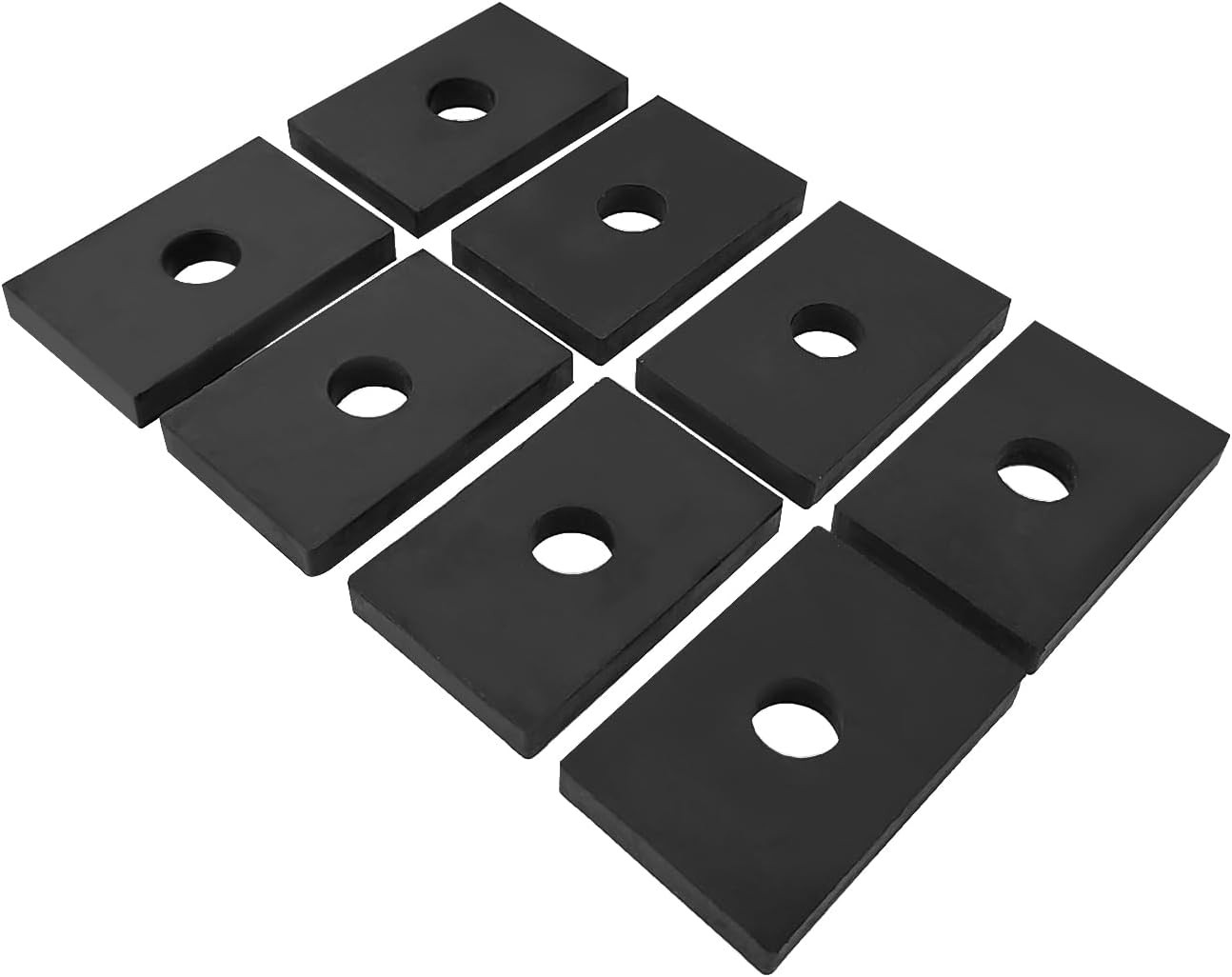 Bed Mount Pad Kit, 8Pcs Rubber Bed Mount Shock Absorber Compatible