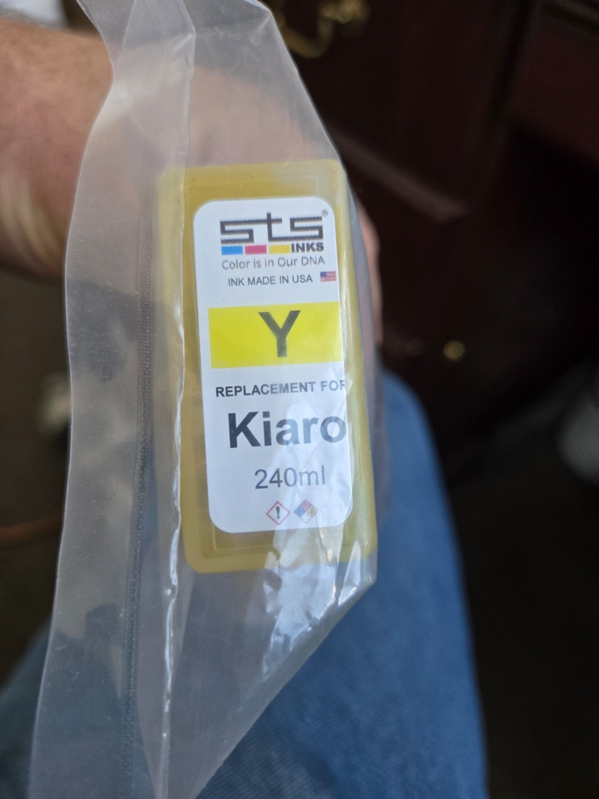 STS Inks, Y, Replacement for Kiaro, 2AD002Y1215