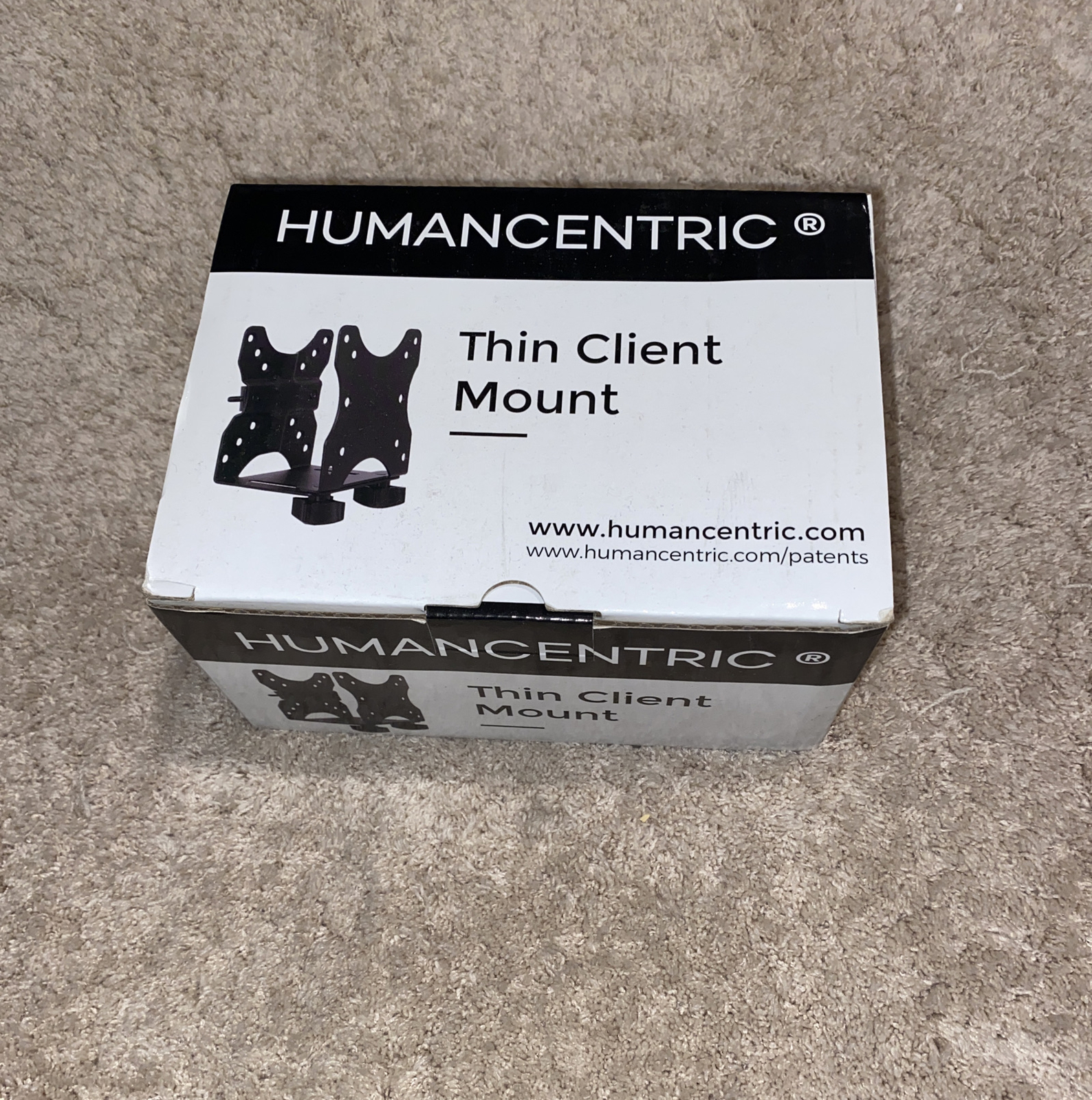 HUMANCENTRIC THIN CLIENT MOUNT, SUPPORTS THIN CLIENTS & MONITORS