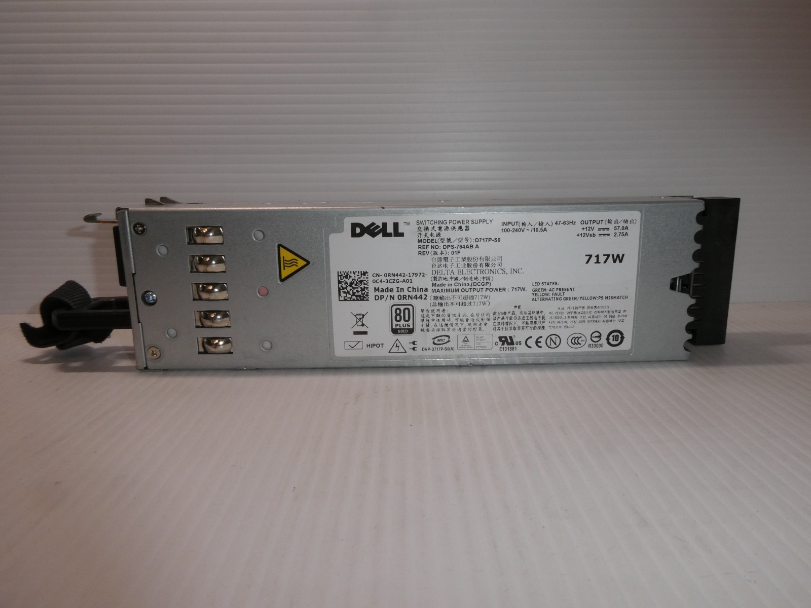 Dell DPS-764AB A 0RN422 717W Switching Power Supply