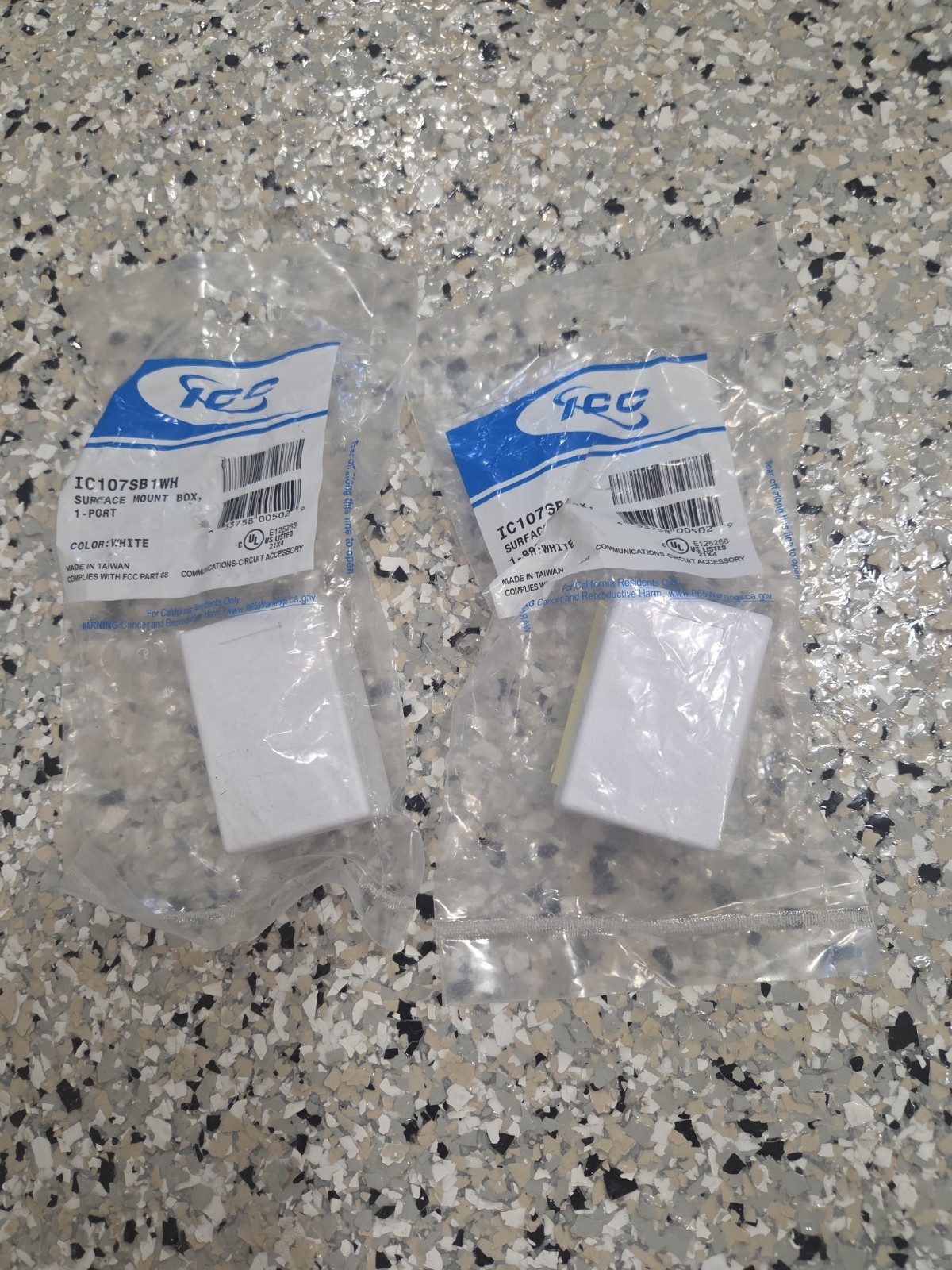 ICC Surface Mount box 1 port