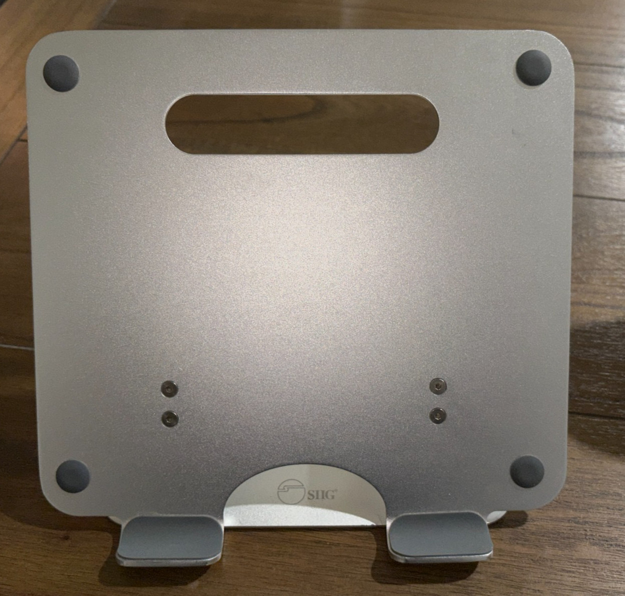 SIIG Adjustable Aluminum Stand for Laptops and Macbooks, Silver (CE-MT2C12-S1)