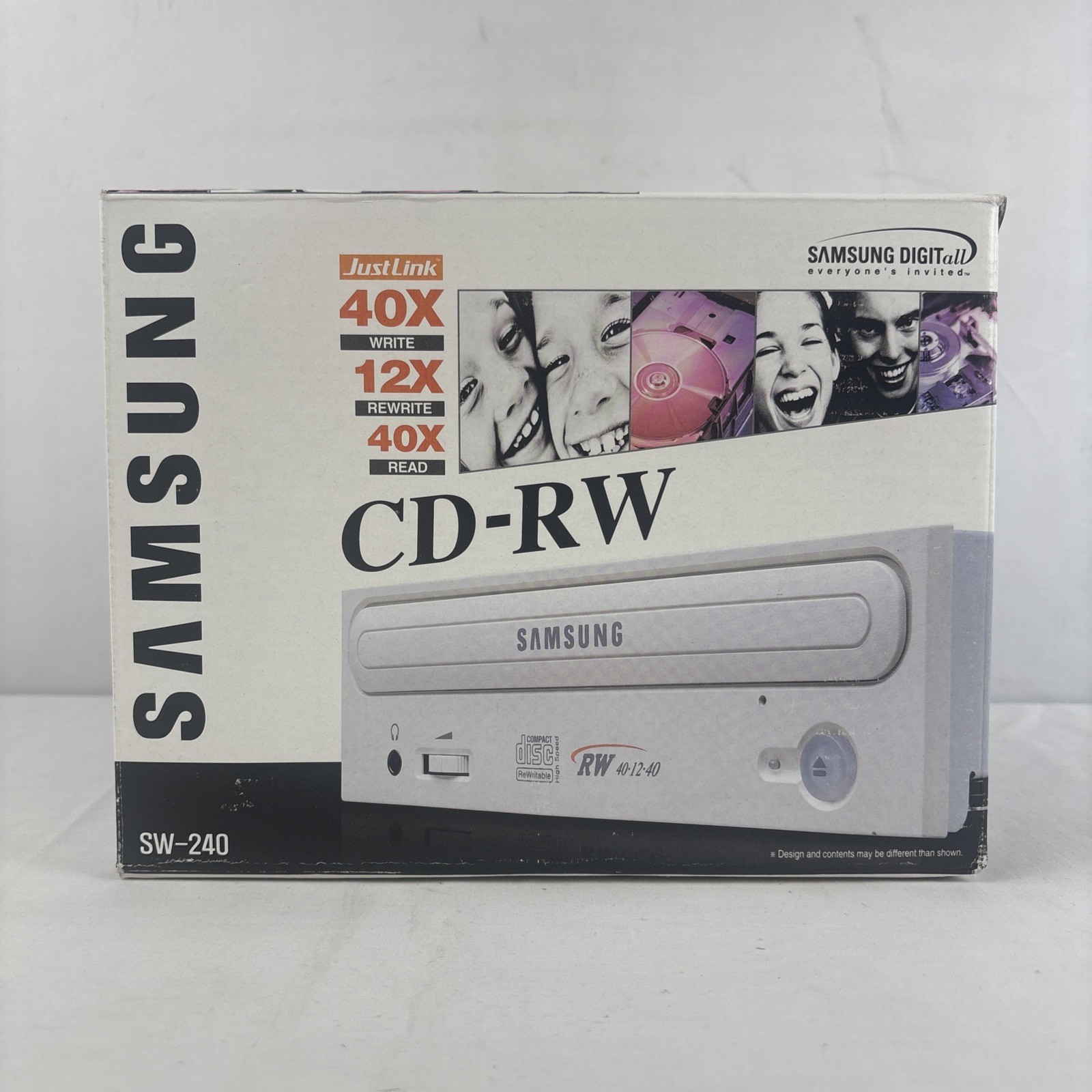 Samsung CD-RW 40x Write 12x Rewrite 40x Read SW-240 New In Box 