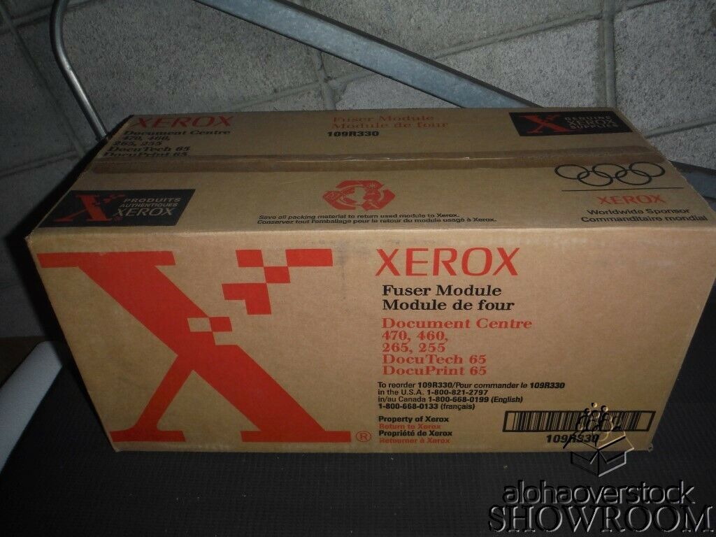 New Sealed Box Genuine OEM Xerox 109R00330 Fuser Unit DC 470 460 265 155