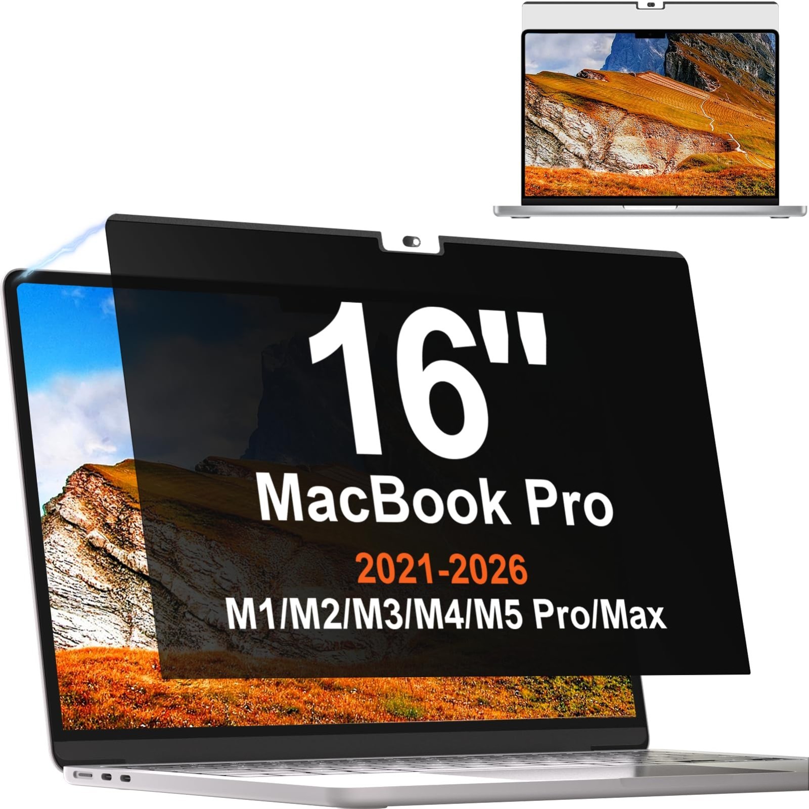 NEW Magnetic Privacy Screen for MacBook Pro 16" 2021-2026, M1, M2, M3, M4, M5