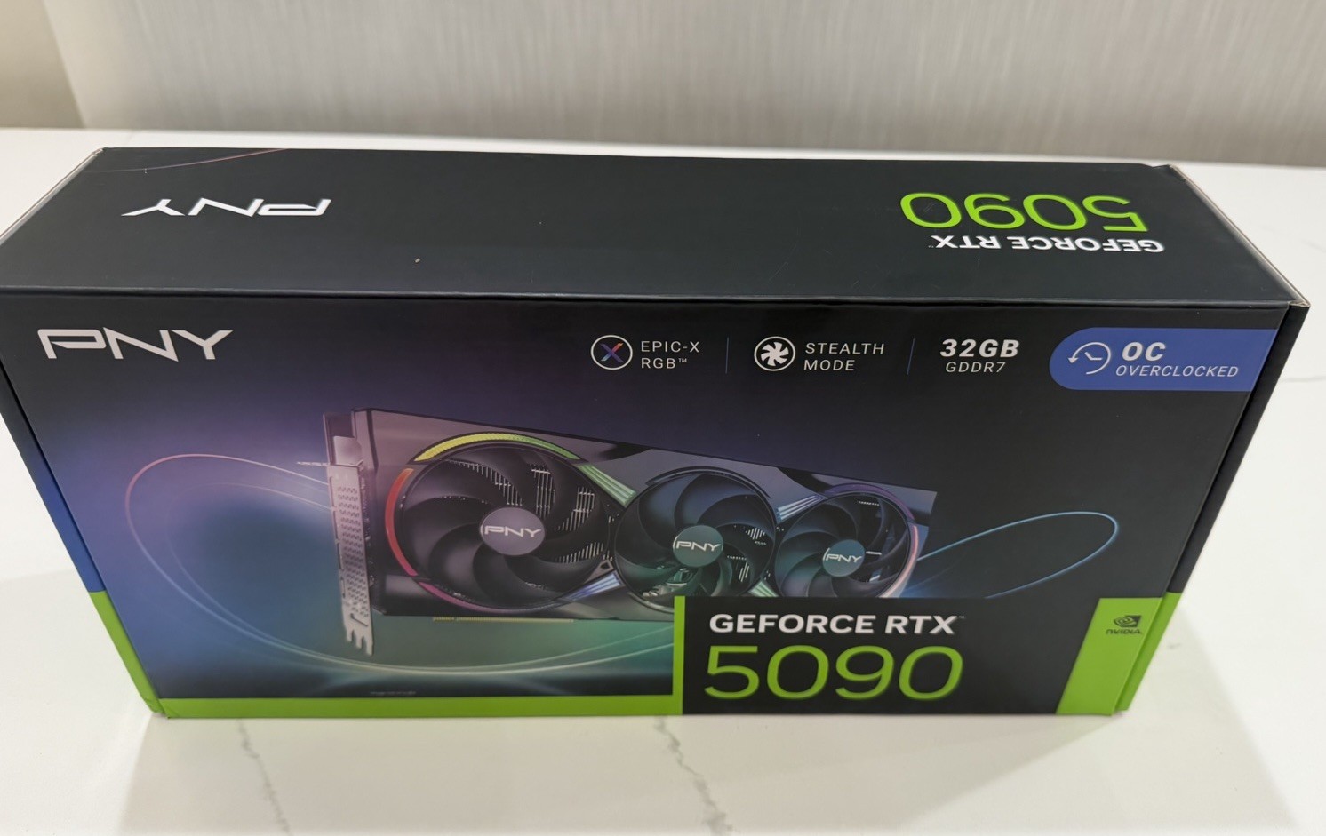 PNY GeForce RTX 5090 EPIC-X RGB OC 32GB GDDR7