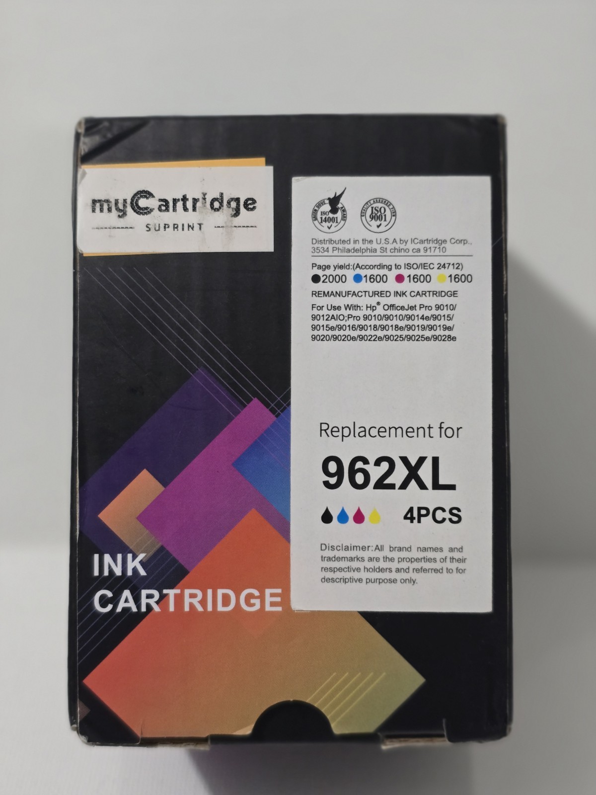 myCartridge 962XL Ink Cartridges 4 Pack