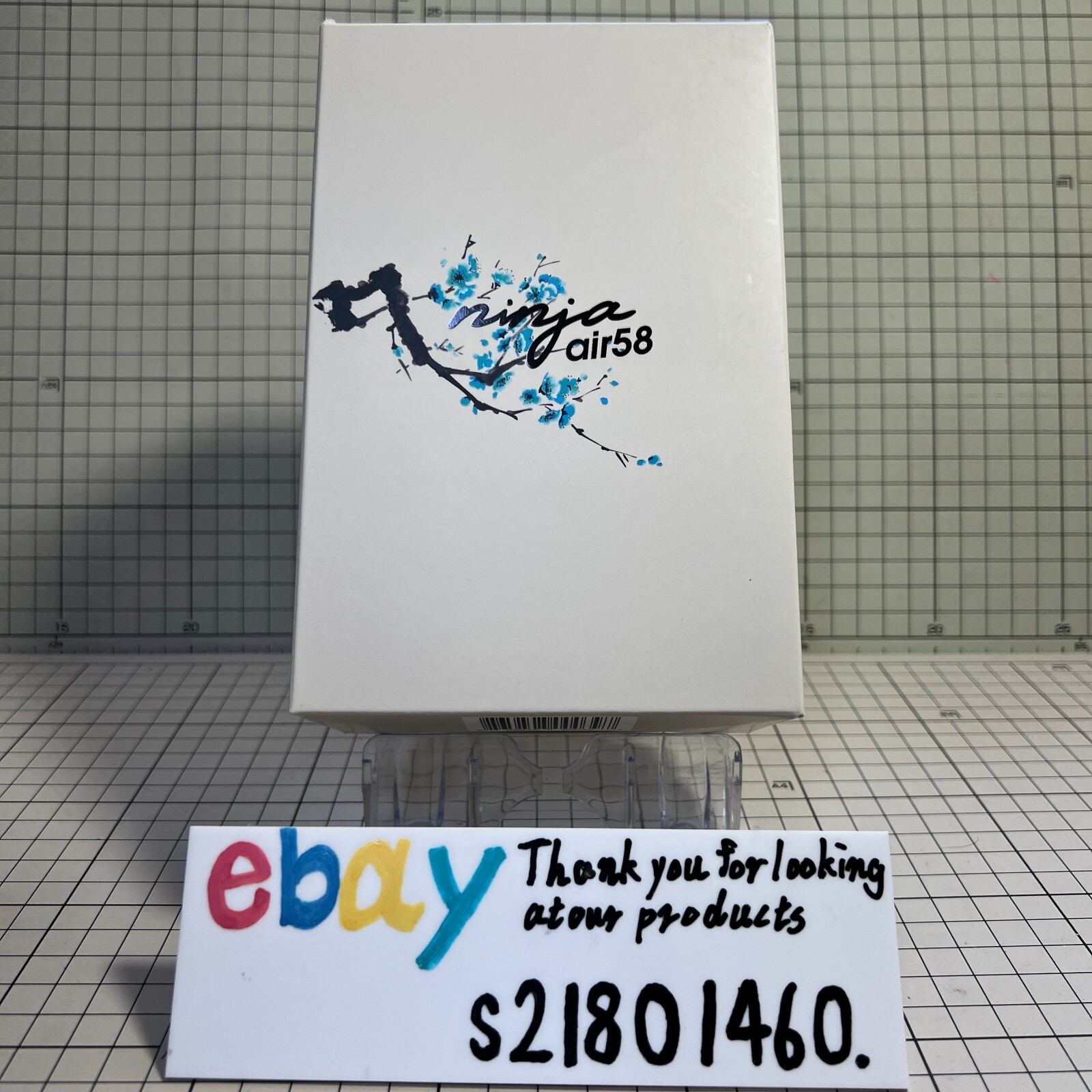 Finalmouse Air58 Ninja Gaming Mouse Cherry Blossom Blue w/ Box Near Mint