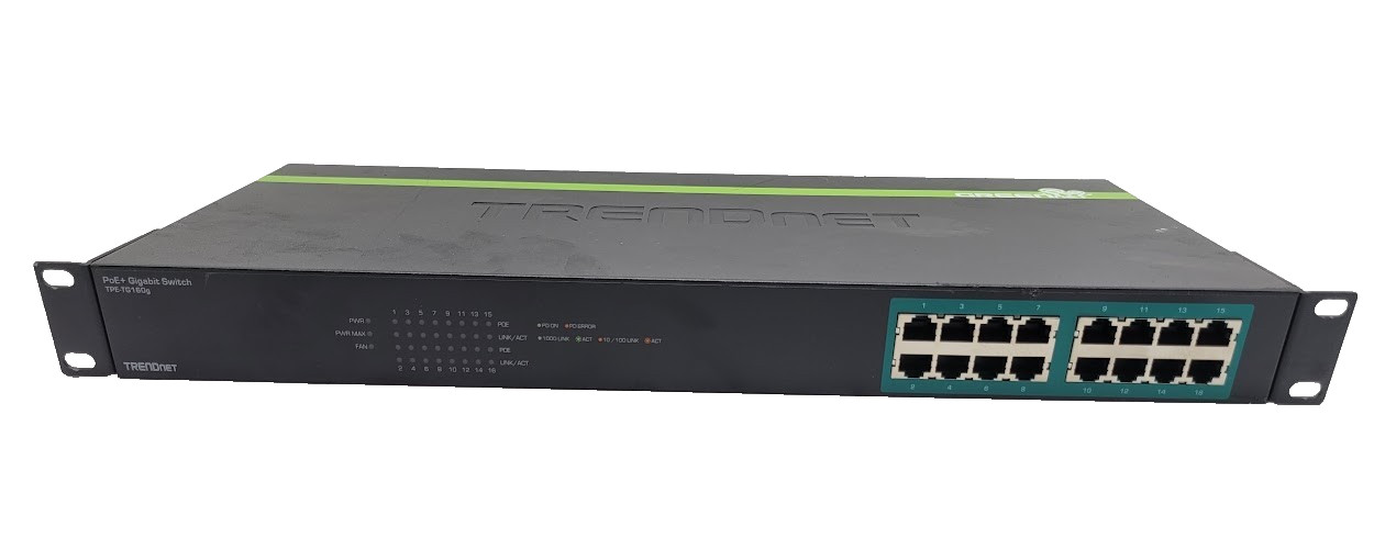 TRENDnet TPE-TG160G/A 16 Port Rack Mountable Ethernet Switch