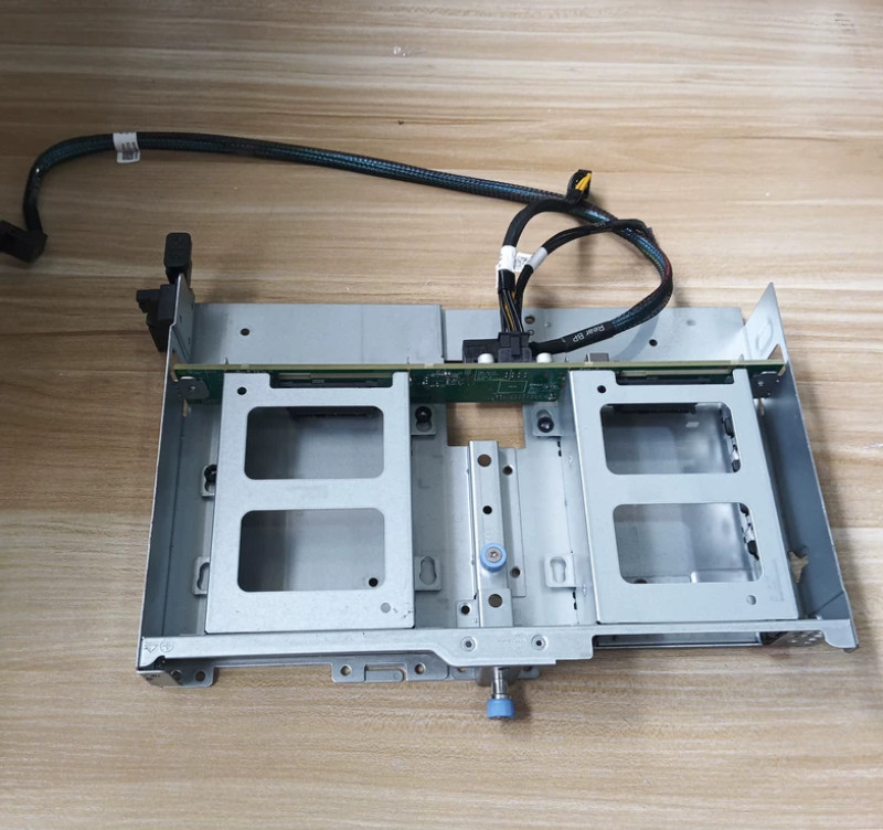 Dell R740XD 4*2.5" Rear HDD Cage Backplane Kit WMJR0 w/4-Caddy +Cables 12-Bay