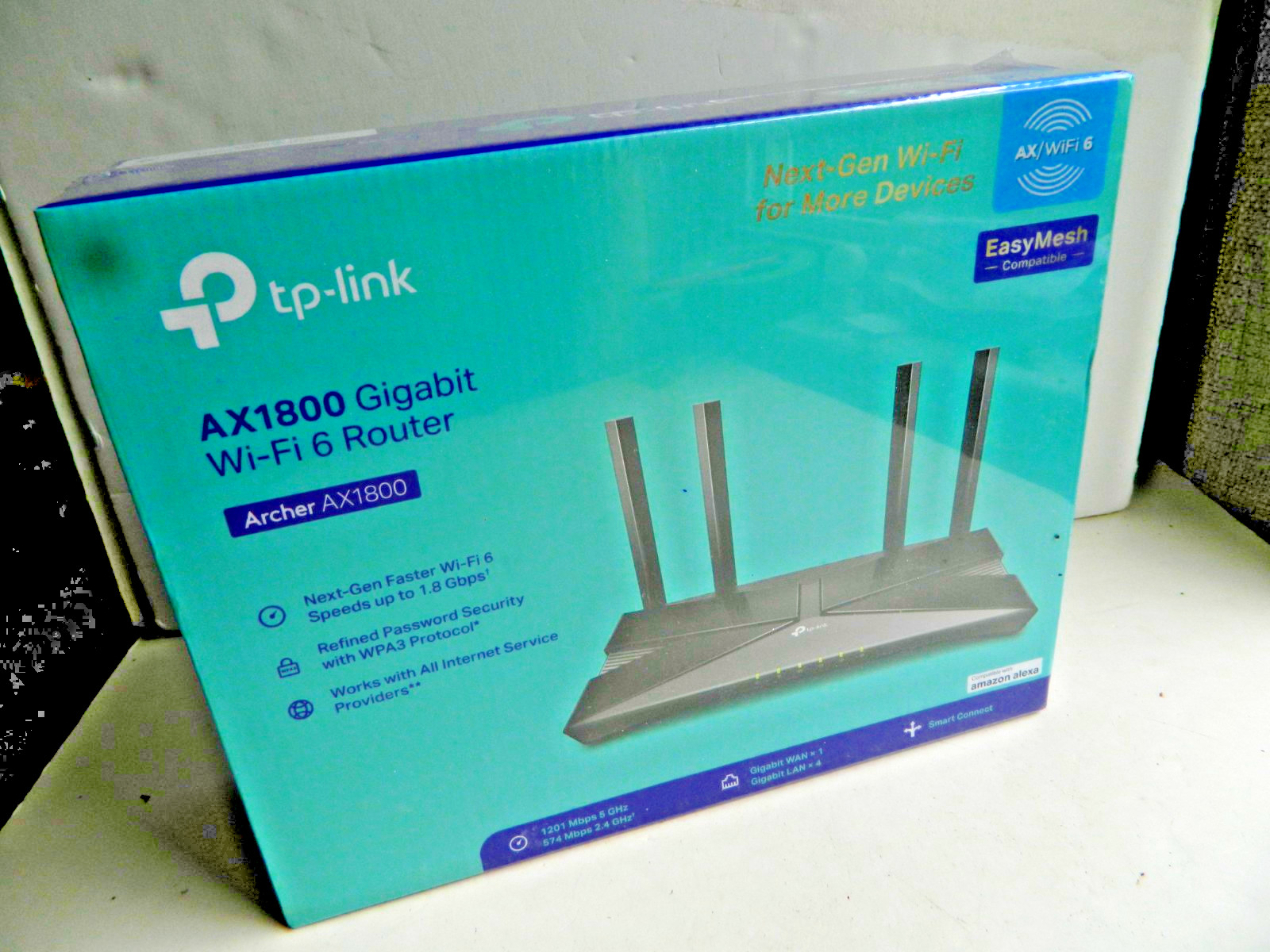 TP-Link AX1800 Gigabit WiFi 6 Router Archer AX1800-NEW IN BOX