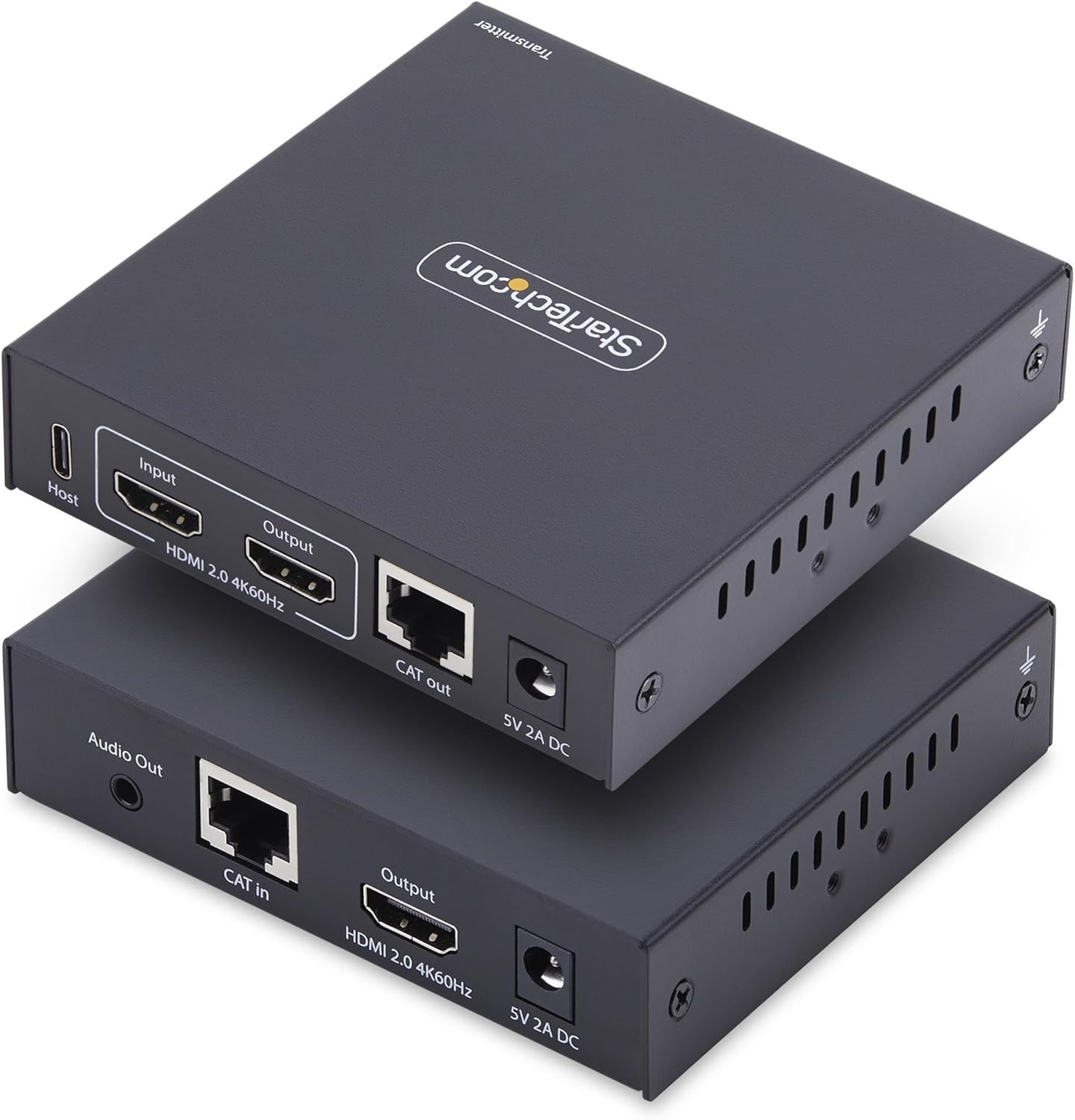.Com HDMI KVM Extender over IP Network, 4K 60Hz, Driverless, HDMI and USB over E