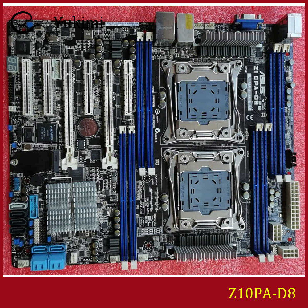 FOR ASUS Z10PA-D8 DDR4 VGA Socket 2011 512GB ATX Motherboard Test OK
