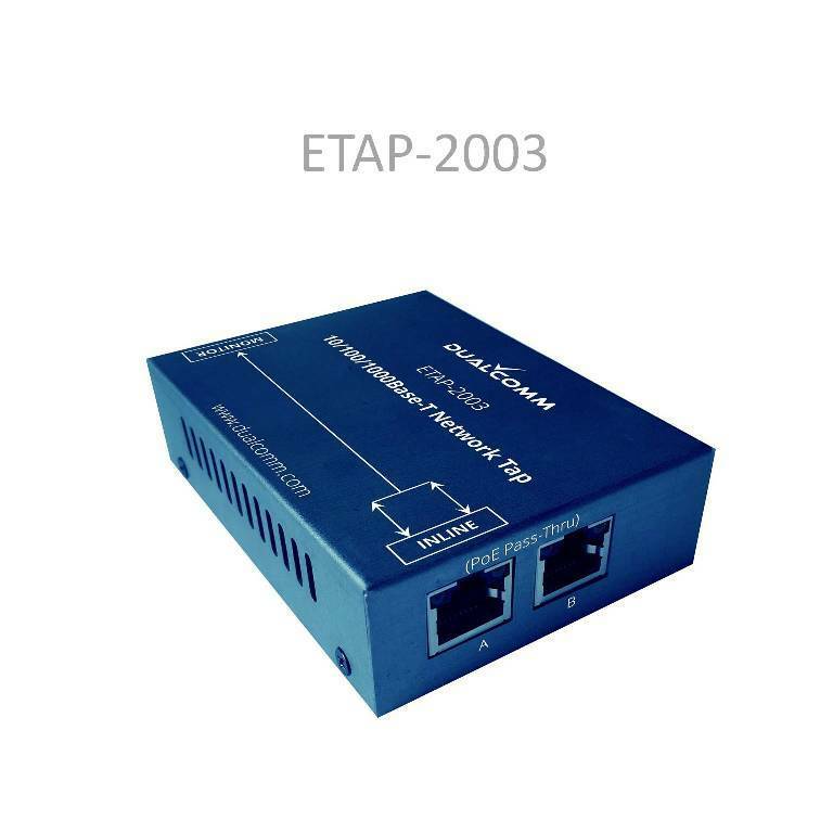 DUALCOMM ETAP-2003 10/100/1000Base-T Network TAP