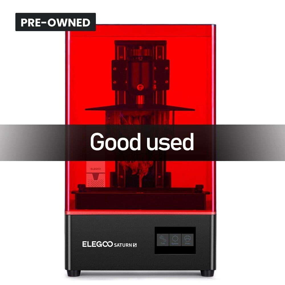 【PRE-OWNED GOOD USED】ELEGOO Saturn S 3D Printer MSLA UV Resin Printer 9.1 inch4K