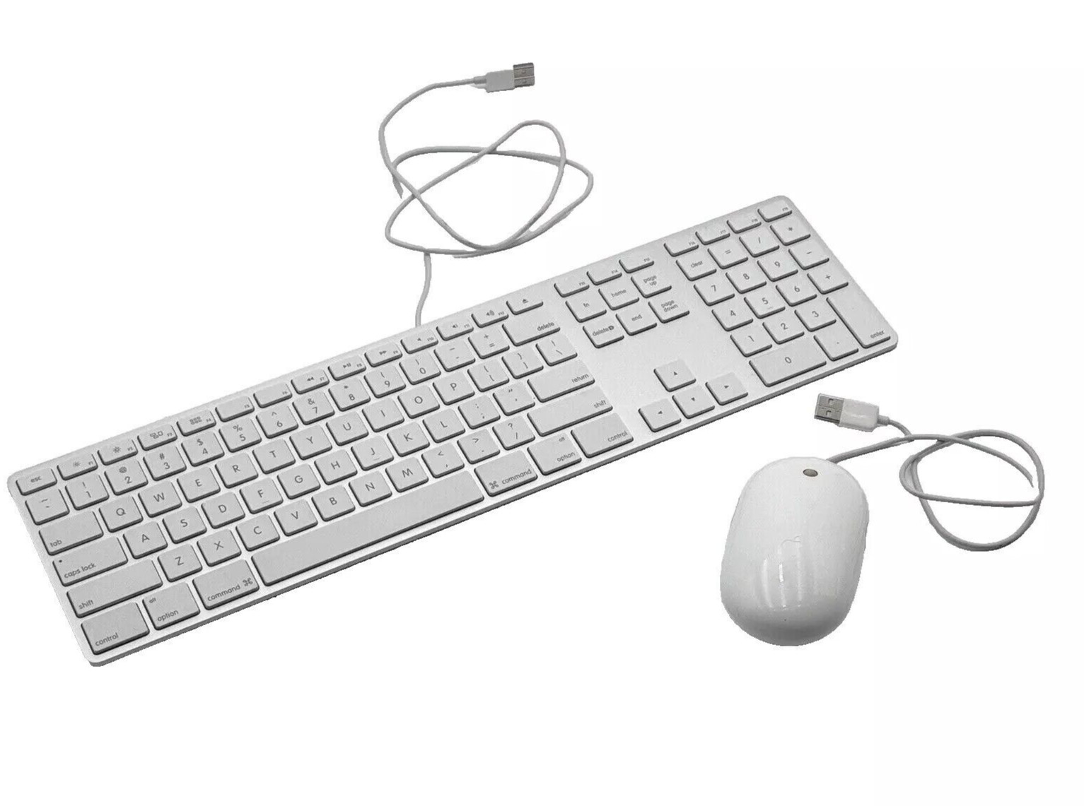 Apple Wired Keyboard A1243 & Mouse A1152 Combo Set - ✅Great Condition