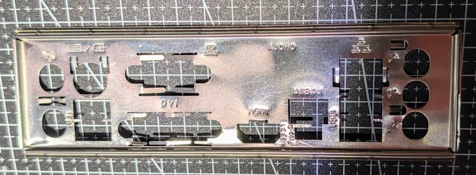 OEM I/O Shield For ASRock B360 PRO4 Z390 PRO4 Motherboard IO Back Plate