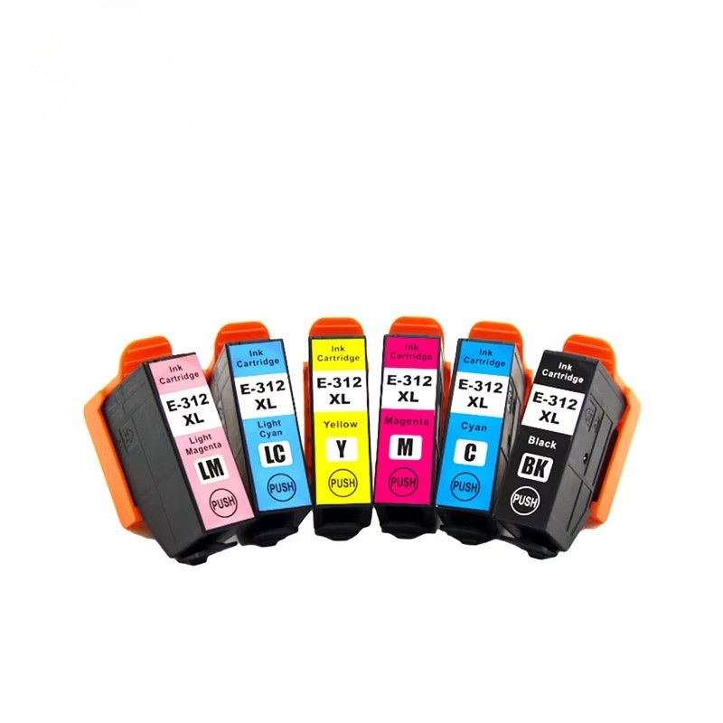 Compatible E-312XL/E Full Dye-Based Cartridges for Epson Photo XP 15000 Printer