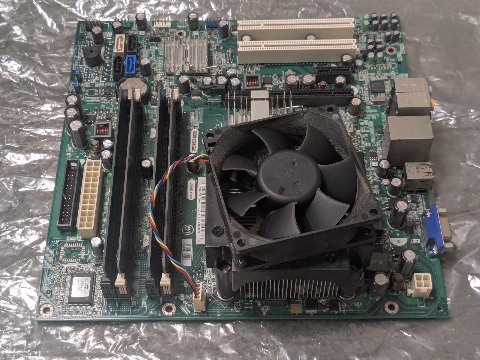 Dell OEM Foxconn G33M02 RY007 MicroATX Motherboard / untested