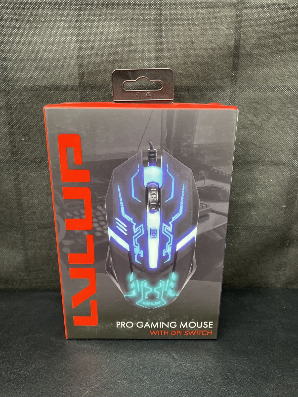 LVLUP PRO GAMING MOUSE WITH DPI SWITCH RGB, 800/1000/1200 DPI, LU736 BRAND NEW