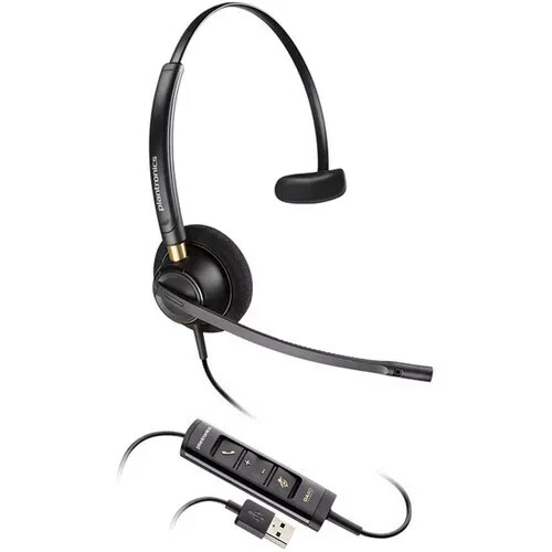 POLY EP515 EncorePro HW515 USB-A Stereo On-Ear UC Headset for Microsoft Teams