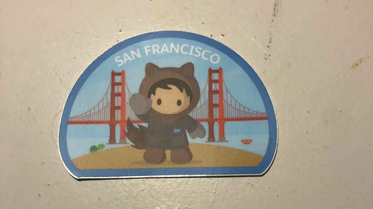 Rare Salesforce Cody in San Francisco Sticker 
