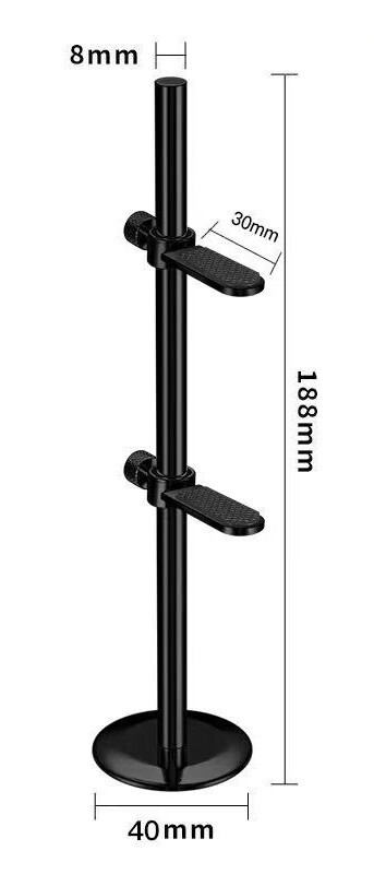 PC Graphics Card Bracket Gpu Holder Aluminum Adjustable Double Layer Magnetic